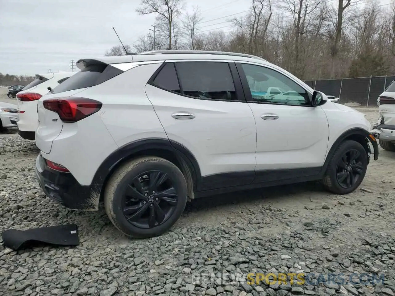 3 fotografías del automóvil dañado KL4AMDSL8RB182582 BUICK ENCORE 2024