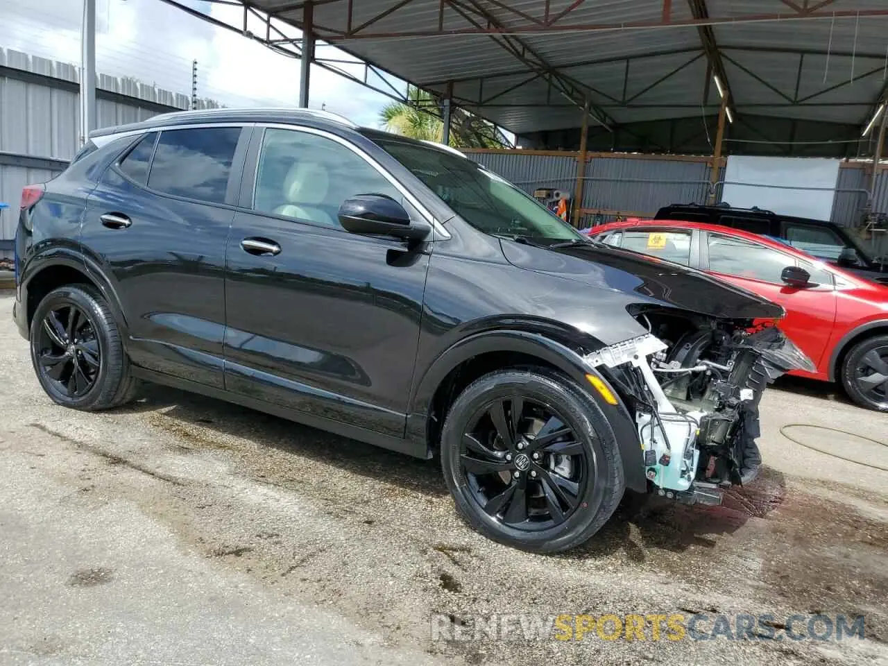 4 fotografías del automóvil dañado KL4AMDSL9RB198838 BUICK ENCORE 2024
