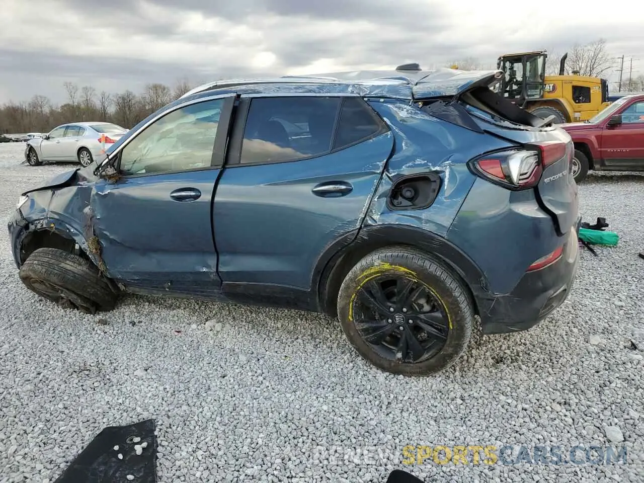 2 fotografías del automóvil dañado KL4AMDSLXRB125476 BUICK ENCORE 2024