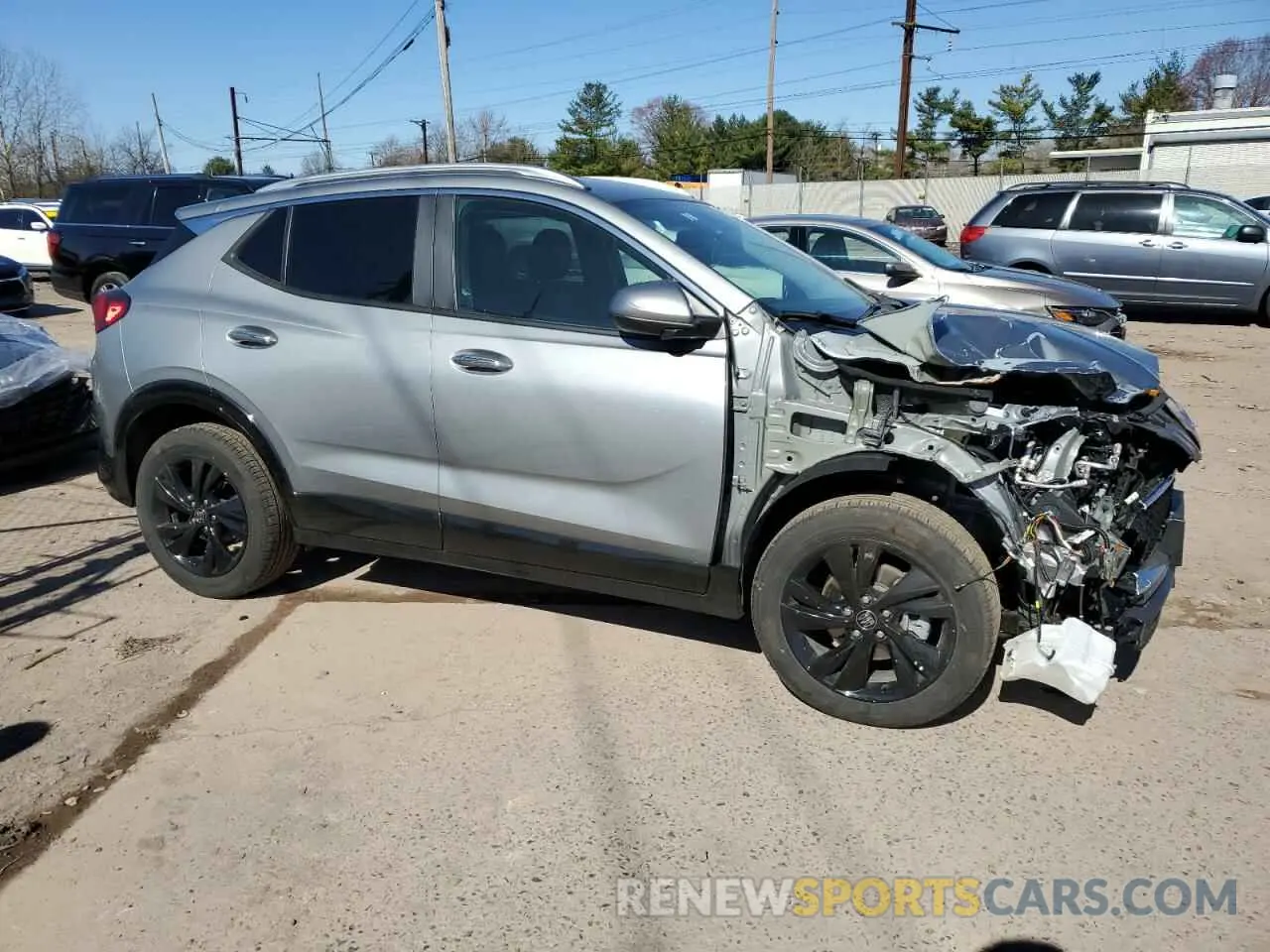 4 fotografías del automóvil dañado KL4AMESL7RB078073 BUICK ENCORE 2024