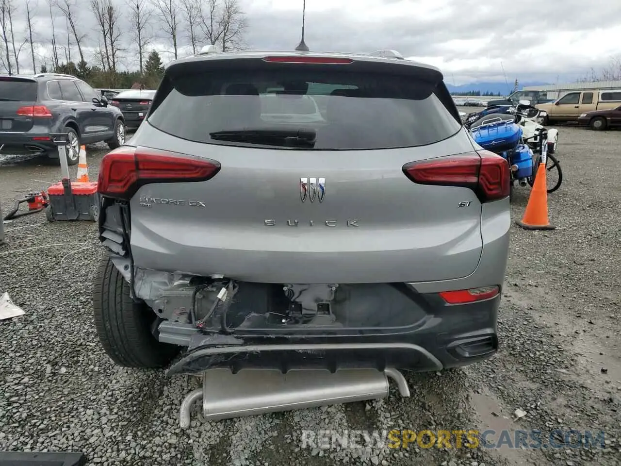 6 fotografías del automóvil dañado KL4AMESL8RB046944 BUICK ENCORE 2024