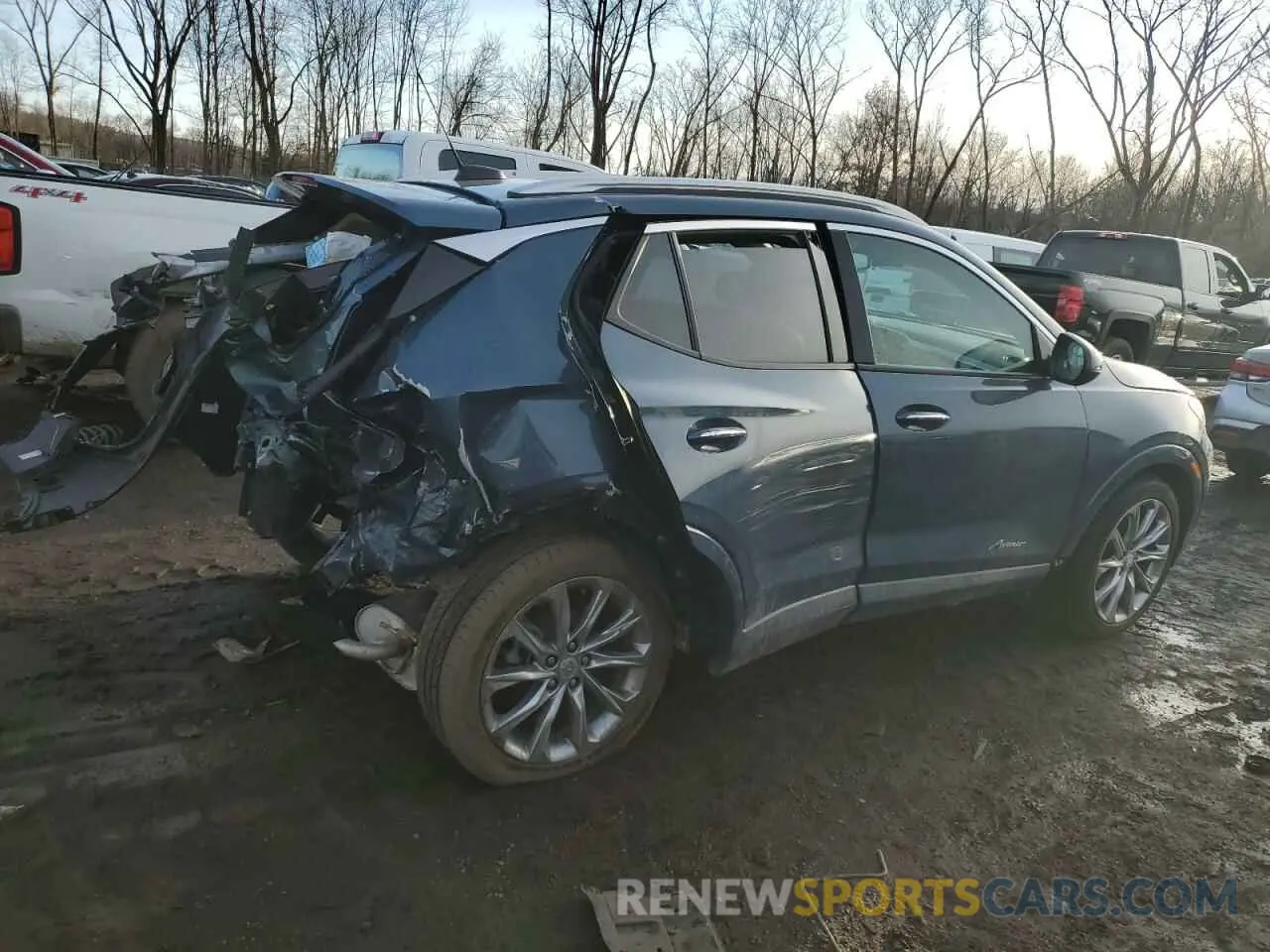 3 fotografías del automóvil dañado KL4AMFSL7RB044186 BUICK ENCORE 2024