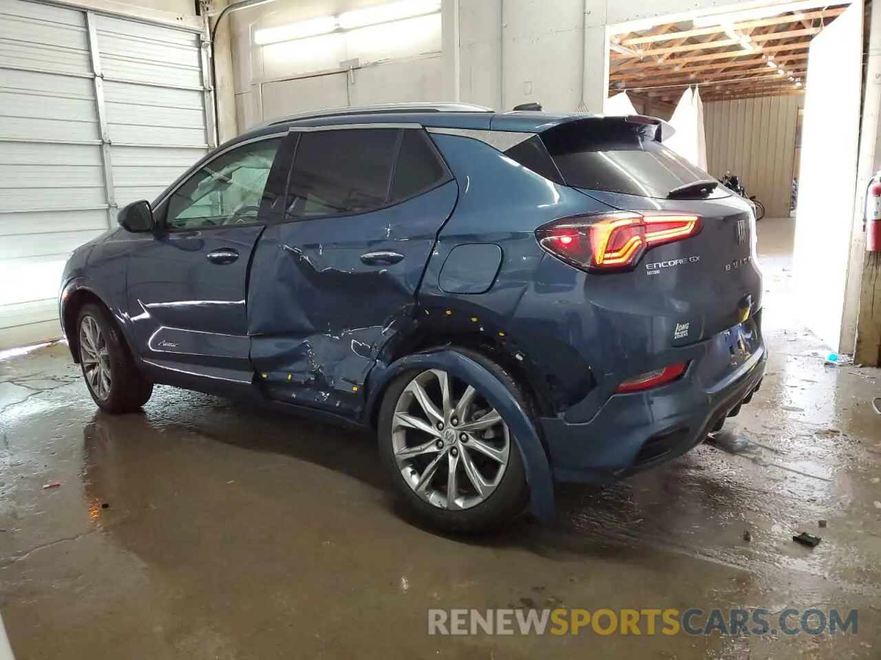 2 fotografías del automóvil dañado KL4AMGSL2RB057630 BUICK ENCORE 2024