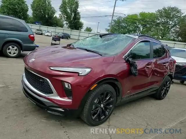 14 fotografías del automóvil dañado KL4AMDSL1SB125730 BUICK ENCORE 2025