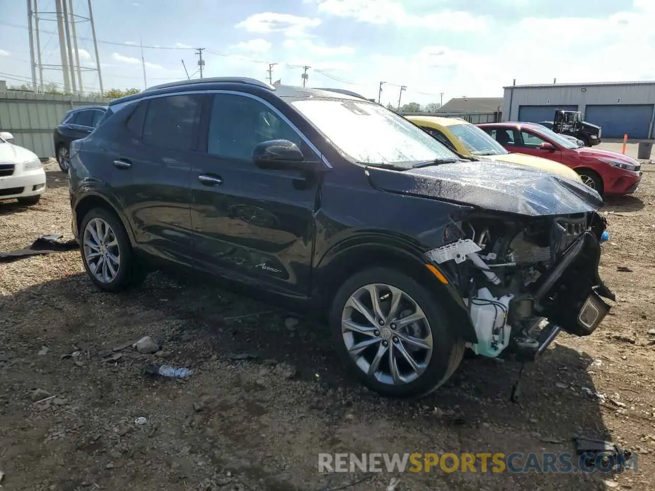 4 fotografías del automóvil dañado KL4AMGSL1SB088504 BUICK ENCORE 2025