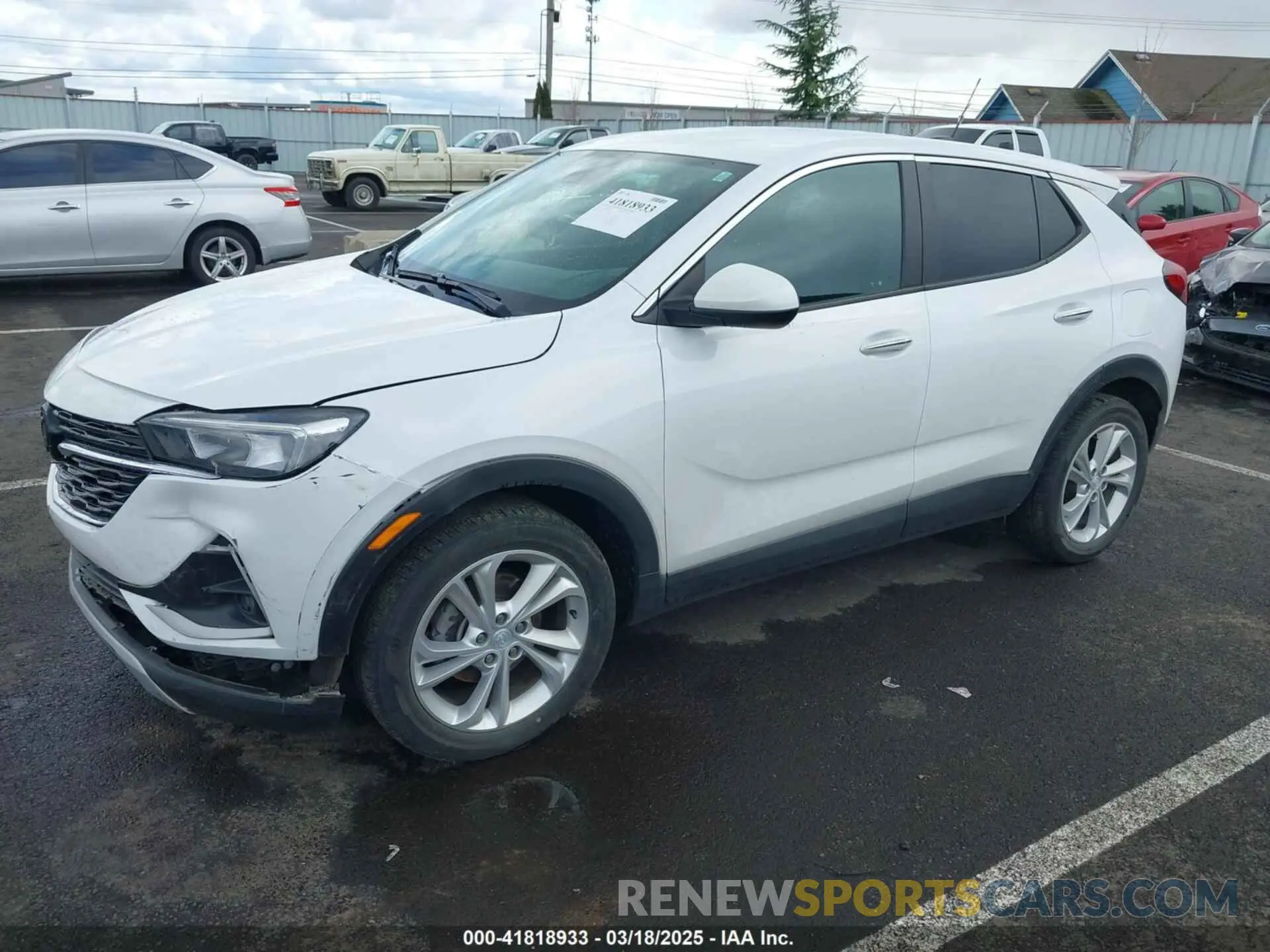 2 fotografías del automóvil dañado KL4MMBS2XLB134310 BUICK ENCORE GX 2020