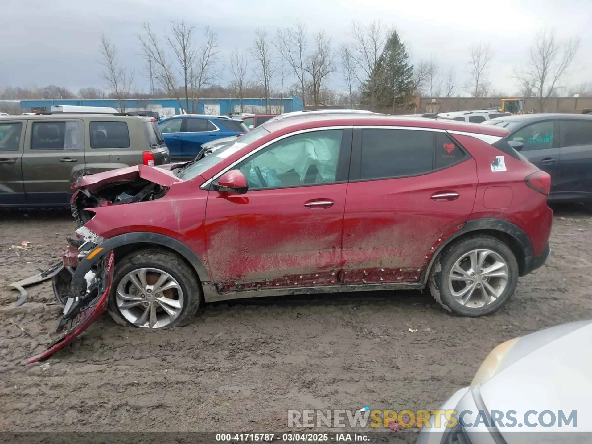 14 fotografías del automóvil dañado KL4MMCSL4LB102256 BUICK ENCORE GX 2020