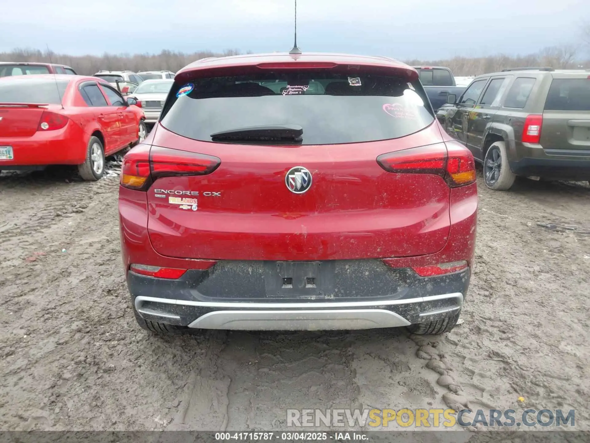 16 fotografías del automóvil dañado KL4MMCSL4LB102256 BUICK ENCORE GX 2020
