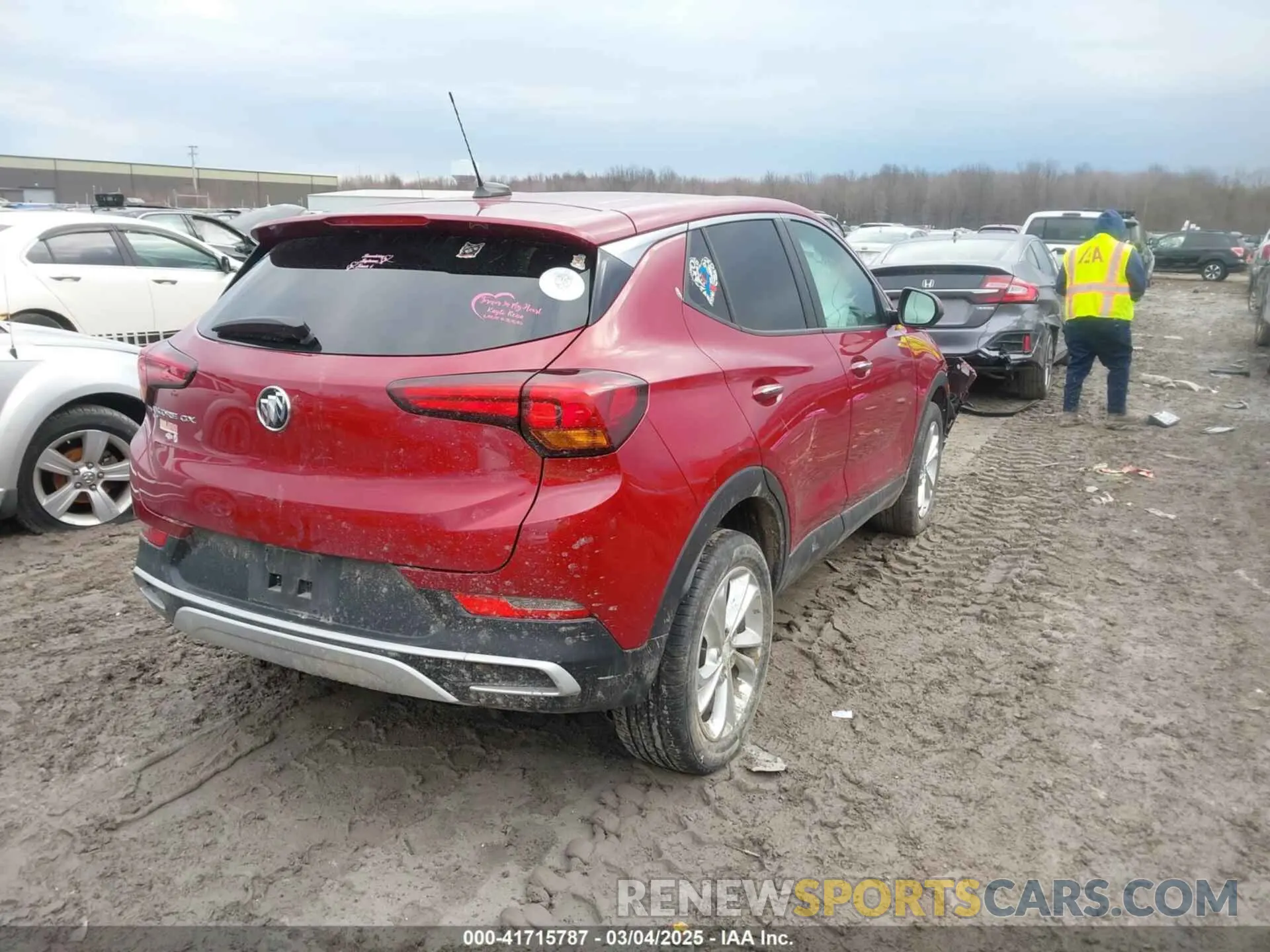 4 fotografías del automóvil dañado KL4MMCSL4LB102256 BUICK ENCORE GX 2020