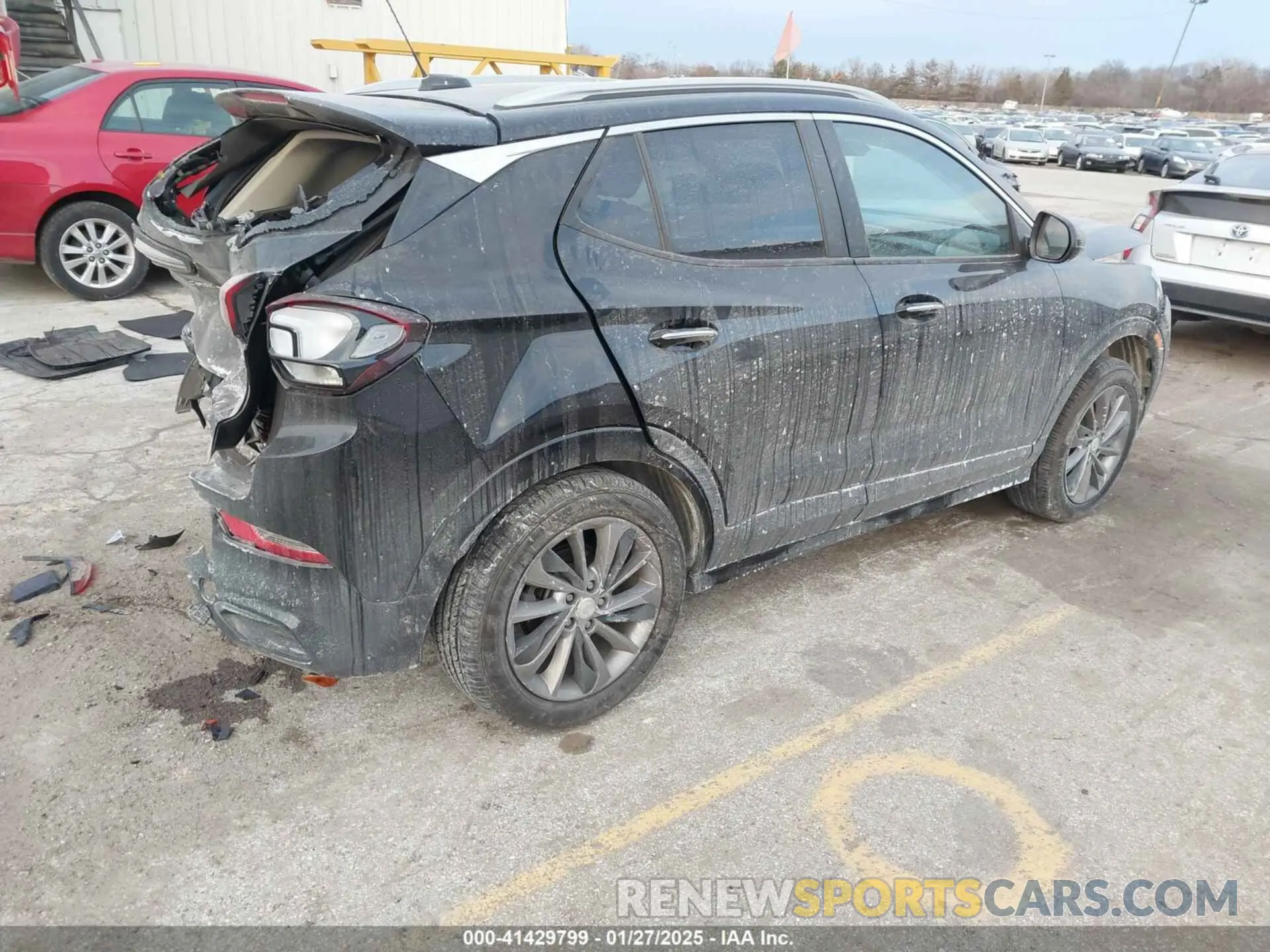 4 fotografías del automóvil dañado KL4MMCSL5LB132754 BUICK ENCORE GX 2020