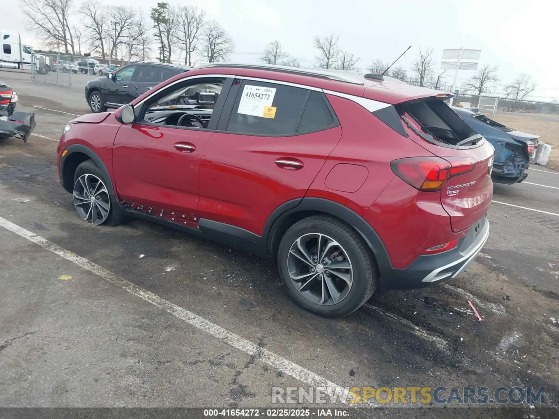 3 fotografías del automóvil dañado KL4MMDS23LB124391 BUICK ENCORE GX 2020