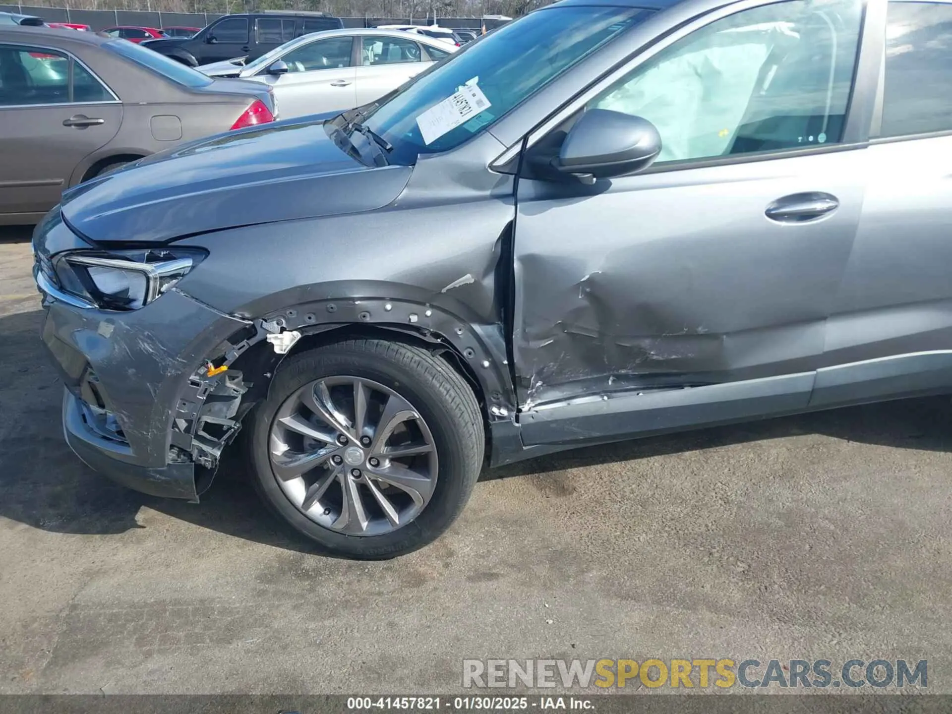 6 fotografías del automóvil dañado KL4MMDS26LB074411 BUICK ENCORE GX 2020