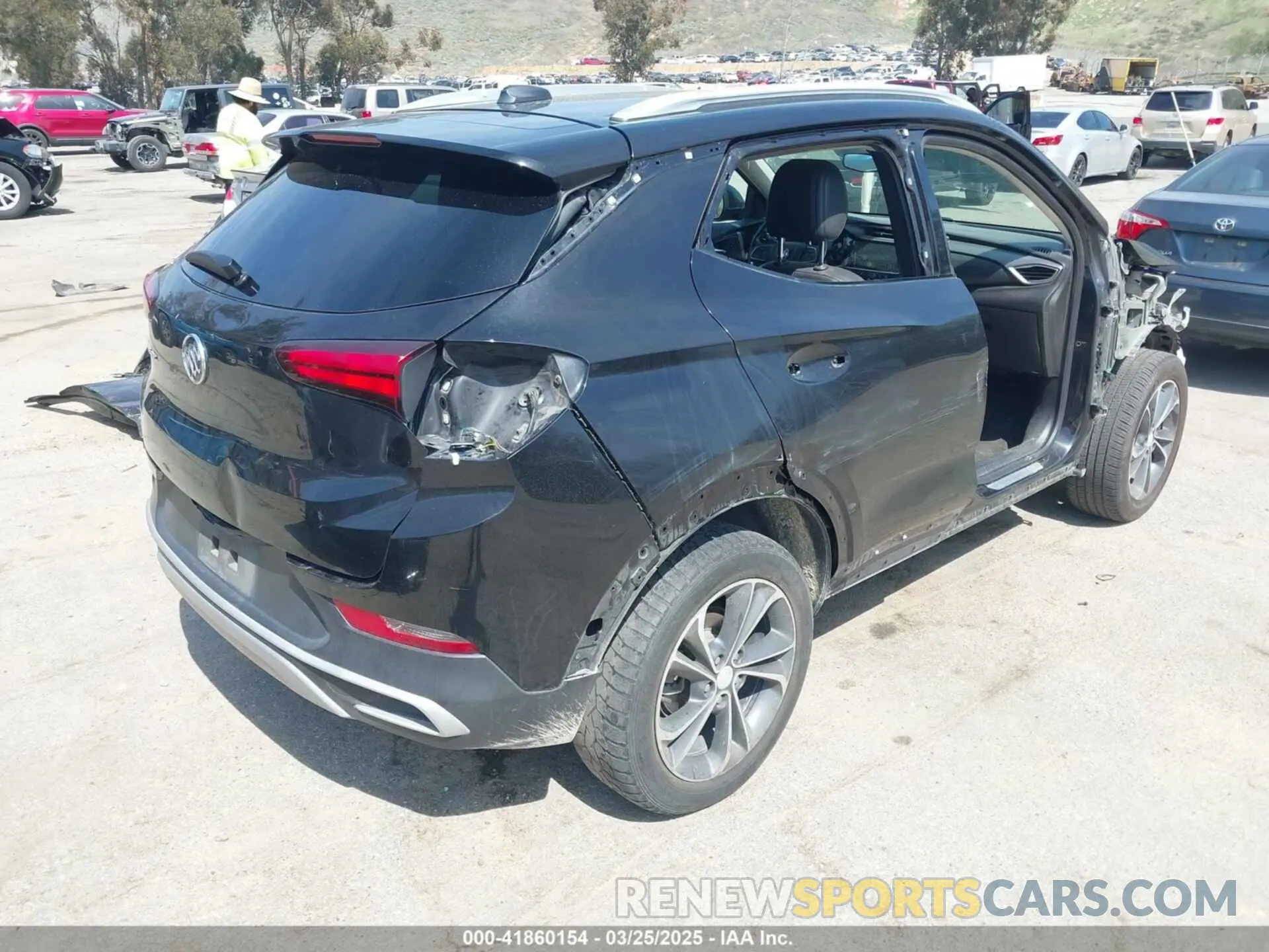 4 fotografías del automóvil dañado KL4MMDSL7LB108459 BUICK ENCORE GX 2020