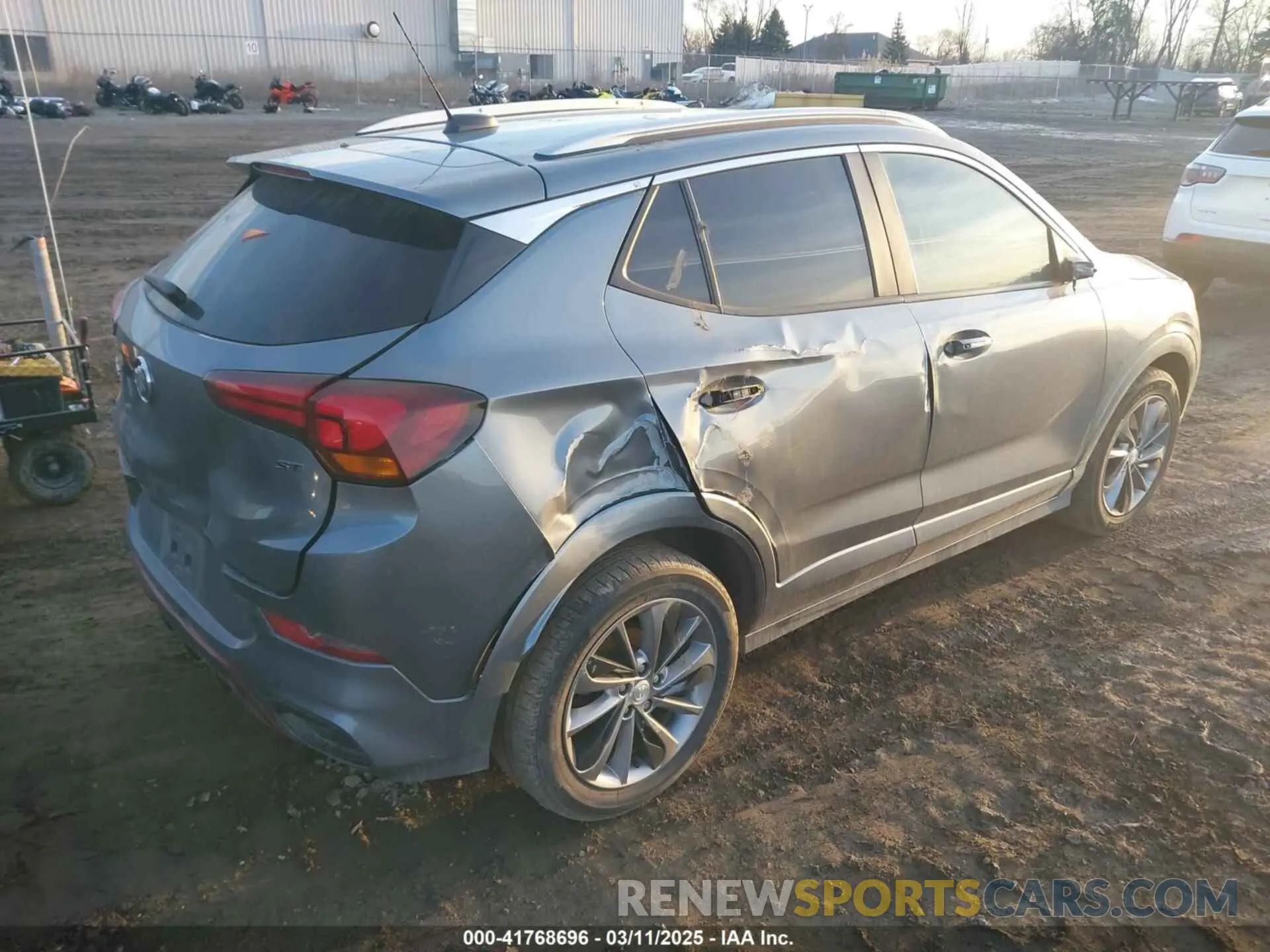 4 fotografías del automóvil dañado KL4MMDSL8LB122807 BUICK ENCORE GX 2020