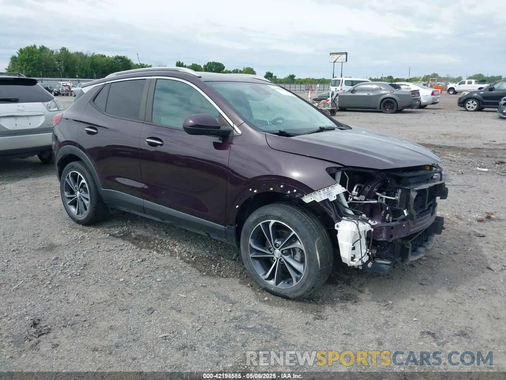 1 fotografías del automóvil dañado KL4MMESL8LB103664 BUICK ENCORE GX 2020