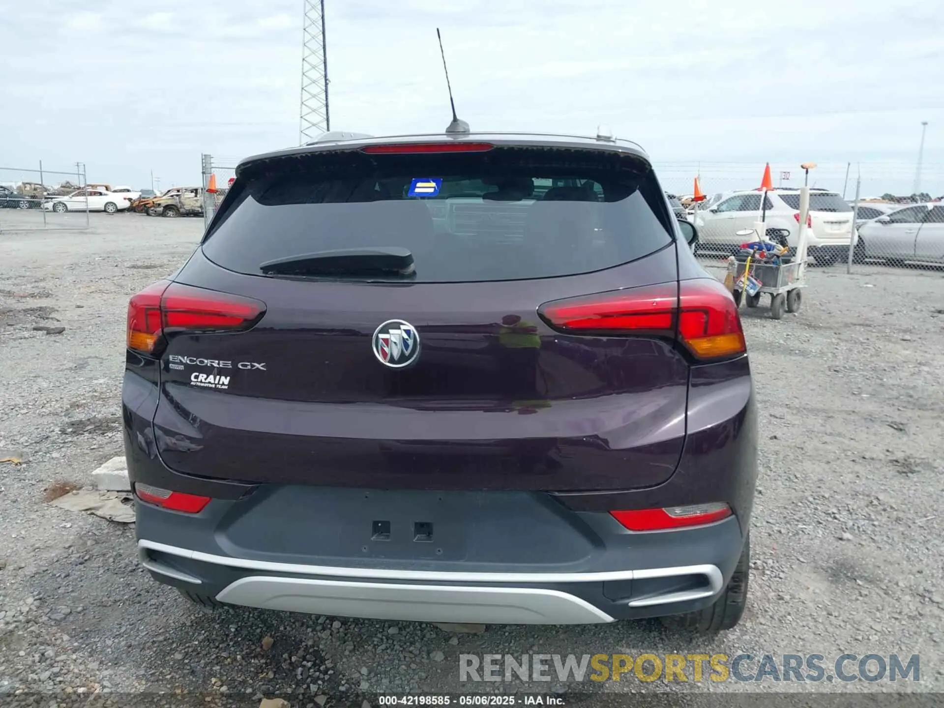 17 fotografías del automóvil dañado KL4MMESL8LB103664 BUICK ENCORE GX 2020
