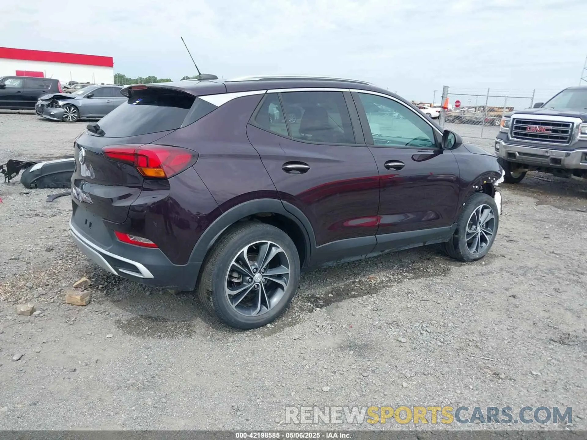 4 fotografías del automóvil dañado KL4MMESL8LB103664 BUICK ENCORE GX 2020