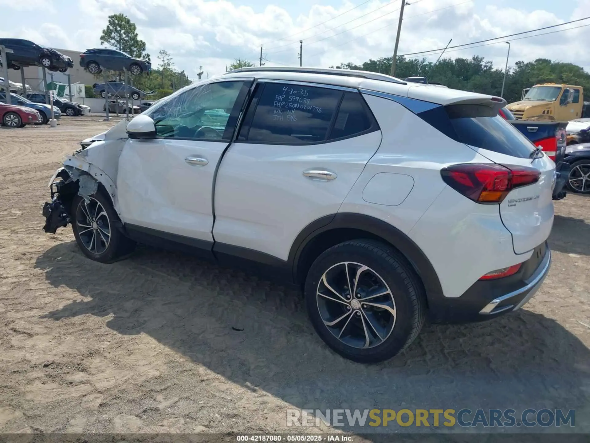3 fotografías del automóvil dañado KL4MMGSL6LB101746 BUICK ENCORE GX 2020