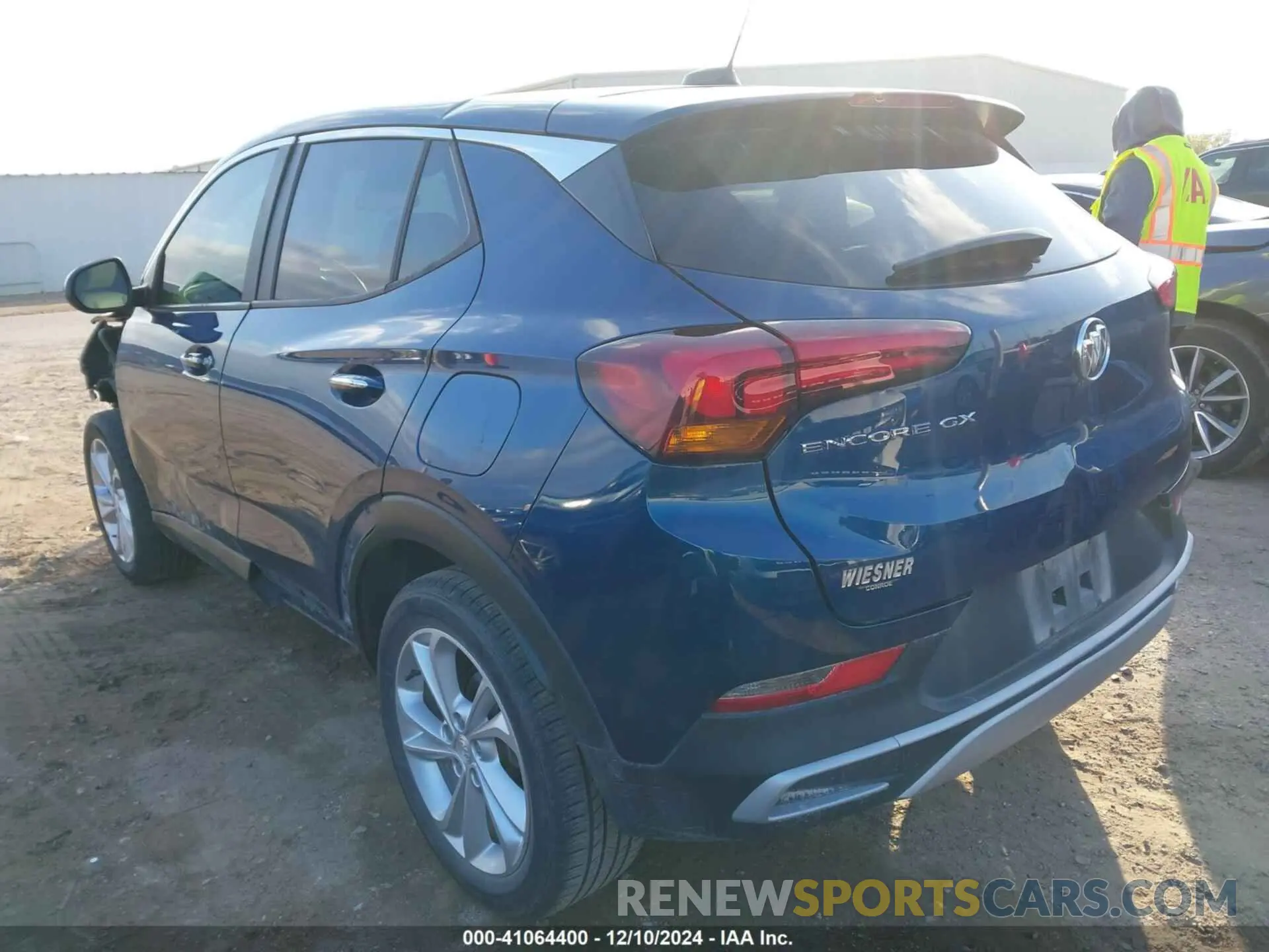 3 fotografías del automóvil dañado KL4MMBS20MB051468 BUICK ENCORE GX 2021