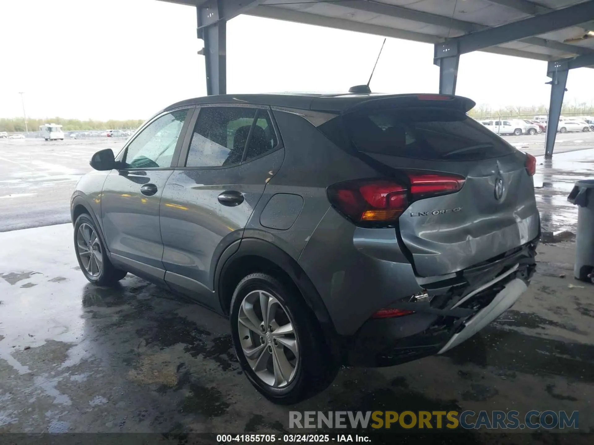 3 fotografías del automóvil dañado KL4MMBS20MB054063 BUICK ENCORE GX 2021