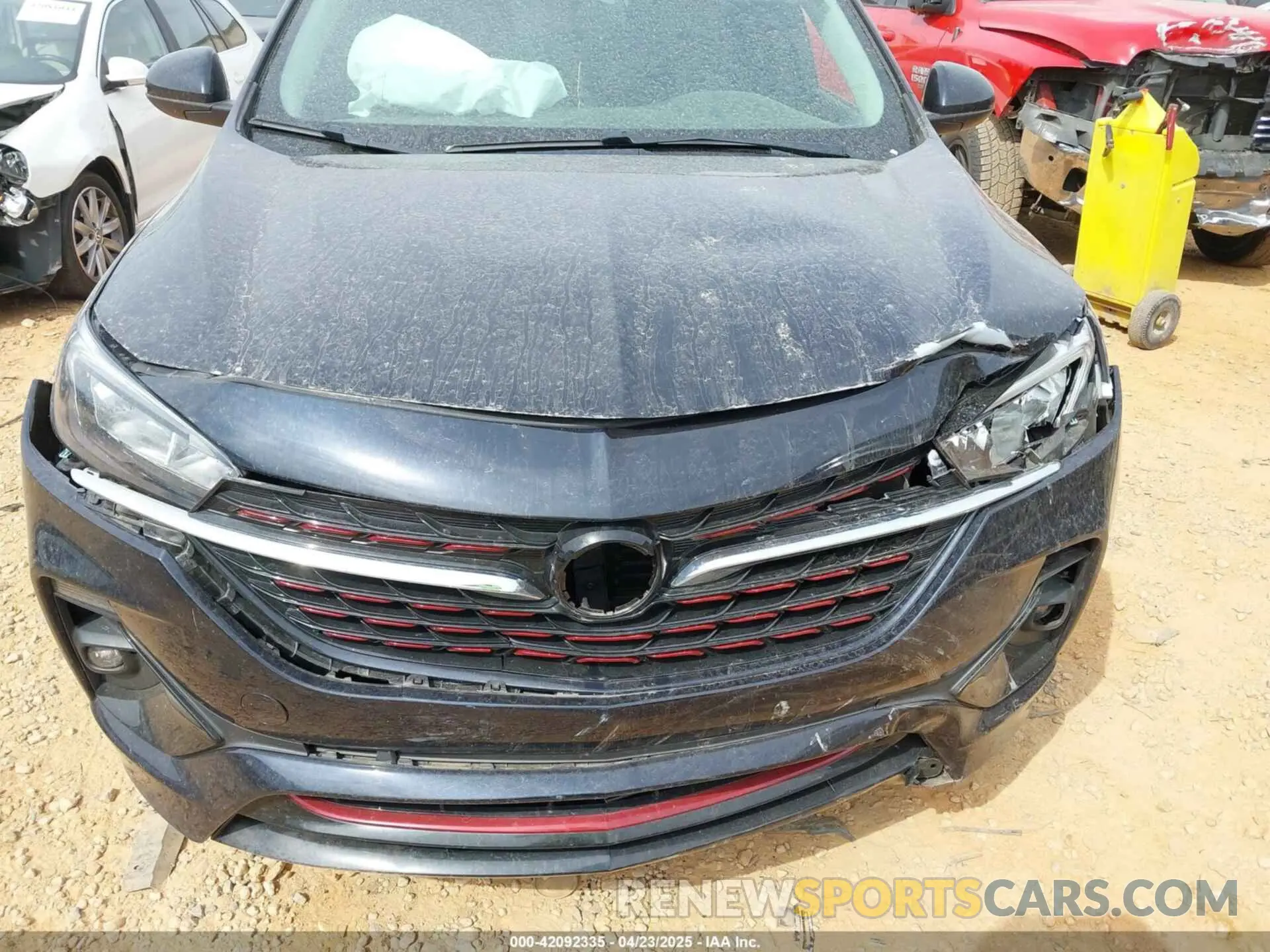 6 fotografías del automóvil dañado KL4MMBS21MB045999 BUICK ENCORE GX 2021