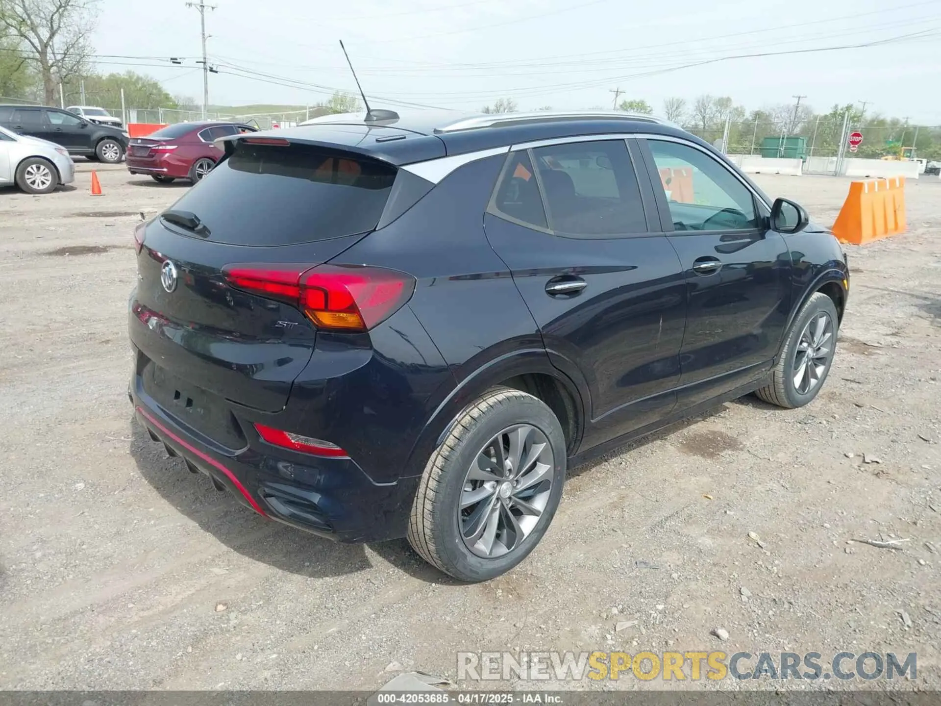 4 fotografías del automóvil dañado KL4MMBS21MB149991 BUICK ENCORE GX 2021
