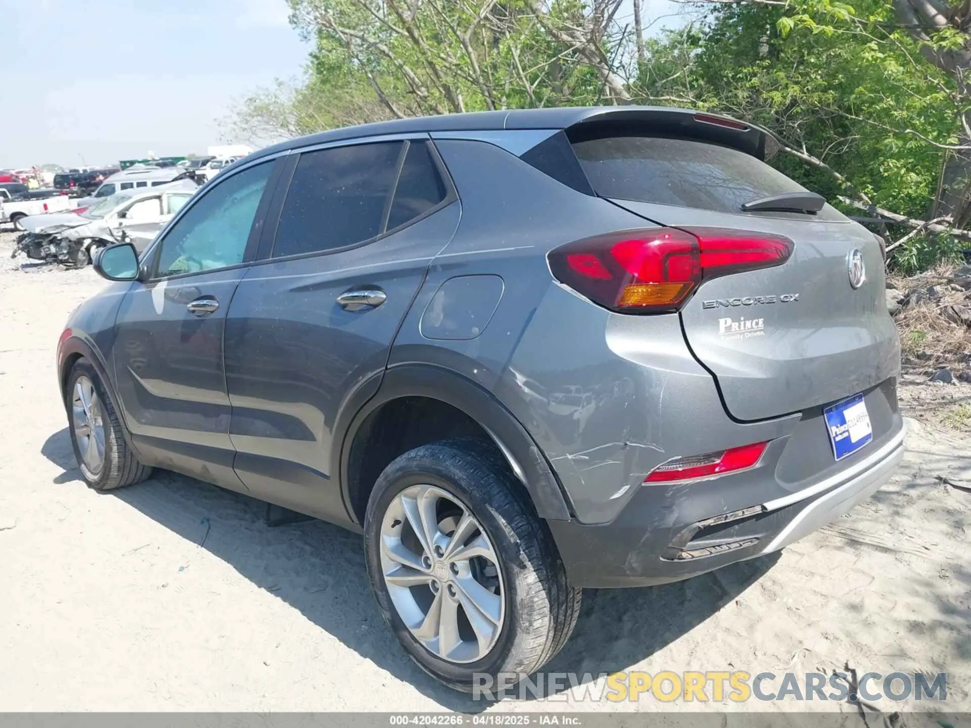 3 fotografías del automóvil dañado KL4MMBS21MB177239 BUICK ENCORE GX 2021