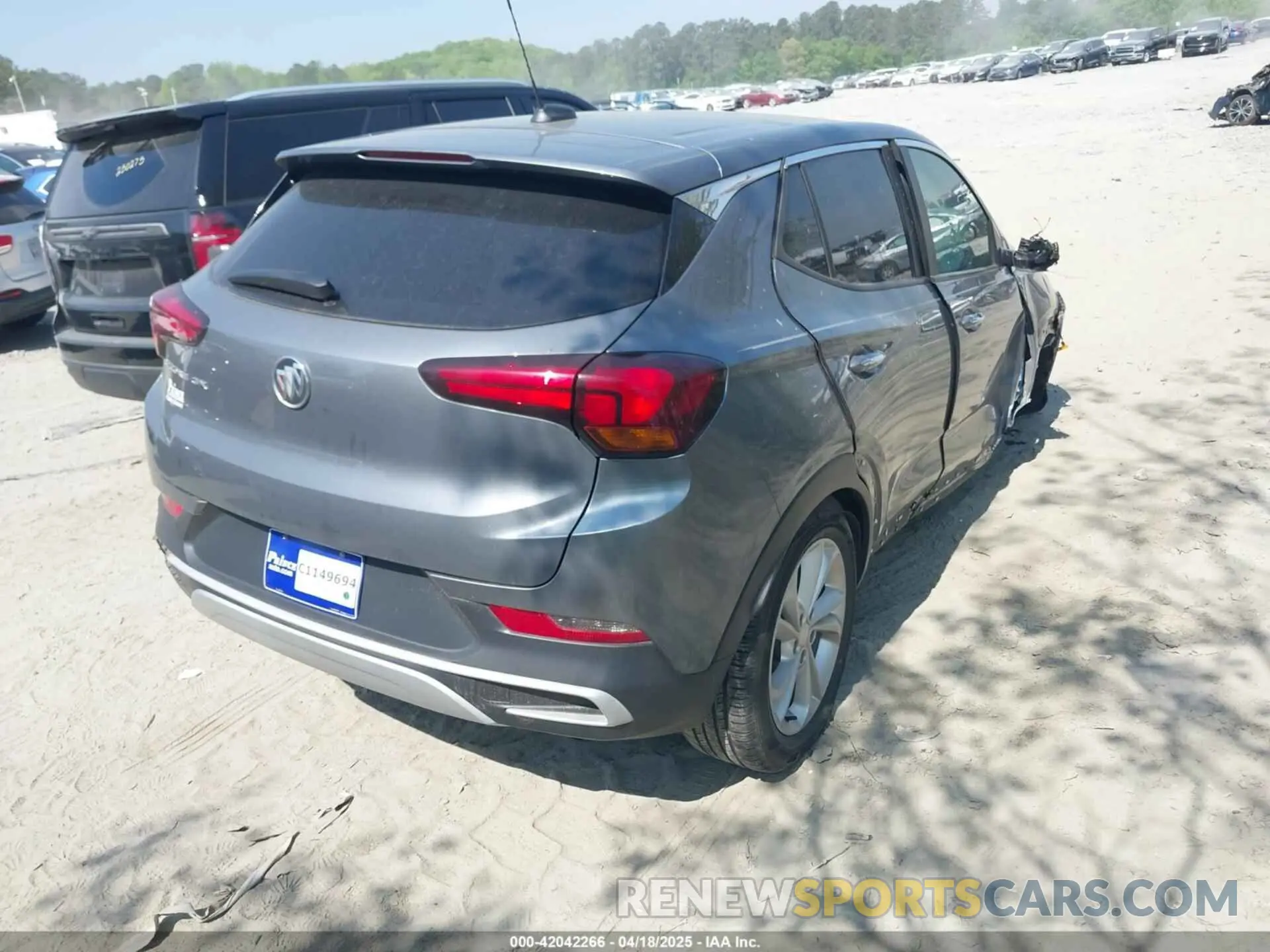 4 fotografías del automóvil dañado KL4MMBS21MB177239 BUICK ENCORE GX 2021