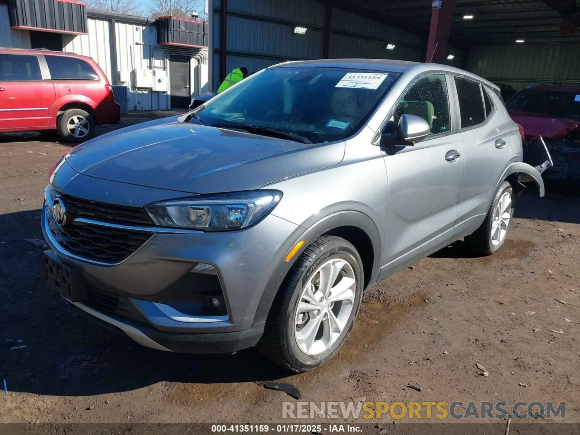 2 fotografías del automóvil dañado KL4MMBS22MB099120 BUICK ENCORE GX 2021