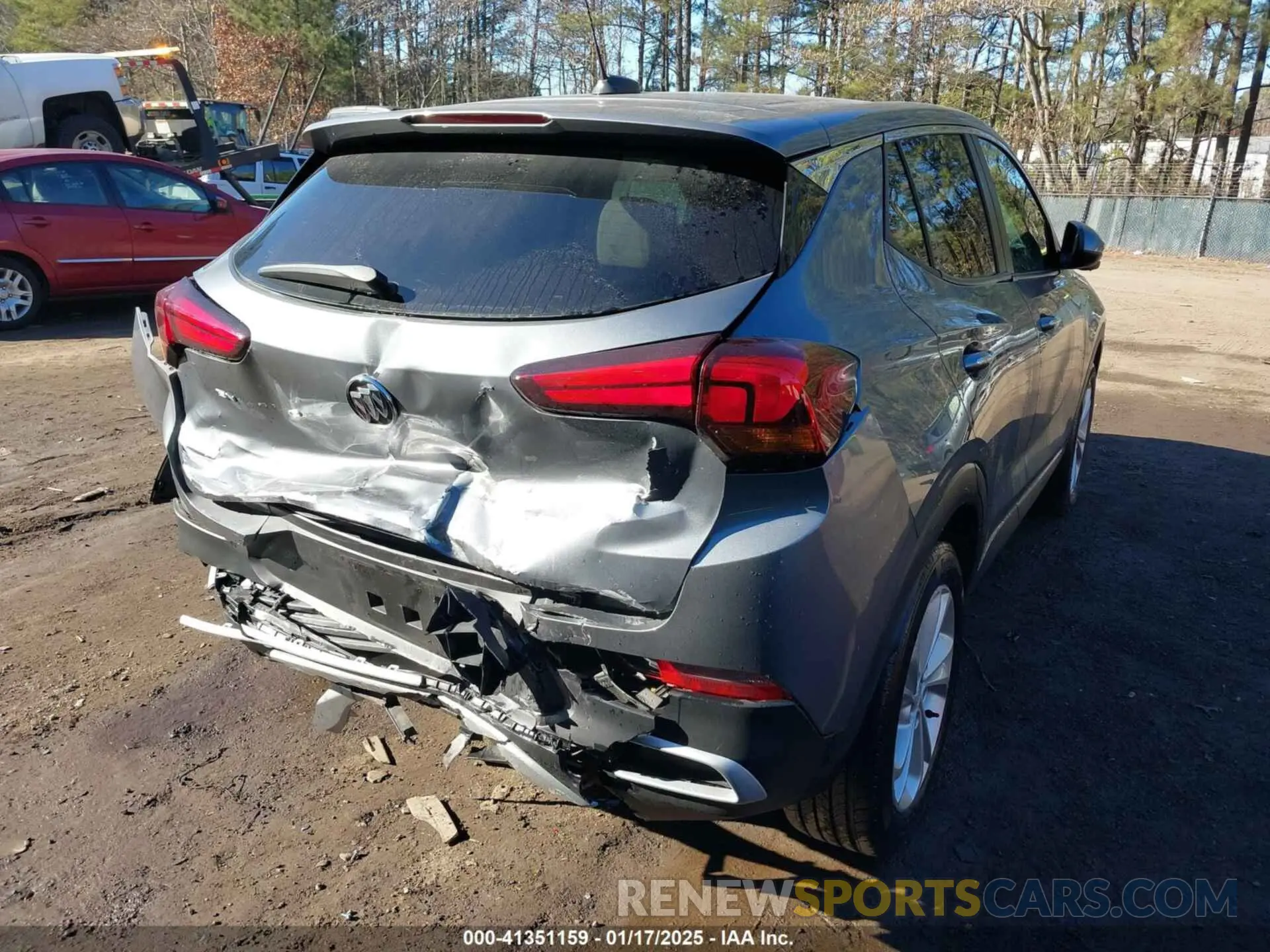 4 fotografías del automóvil dañado KL4MMBS22MB099120 BUICK ENCORE GX 2021