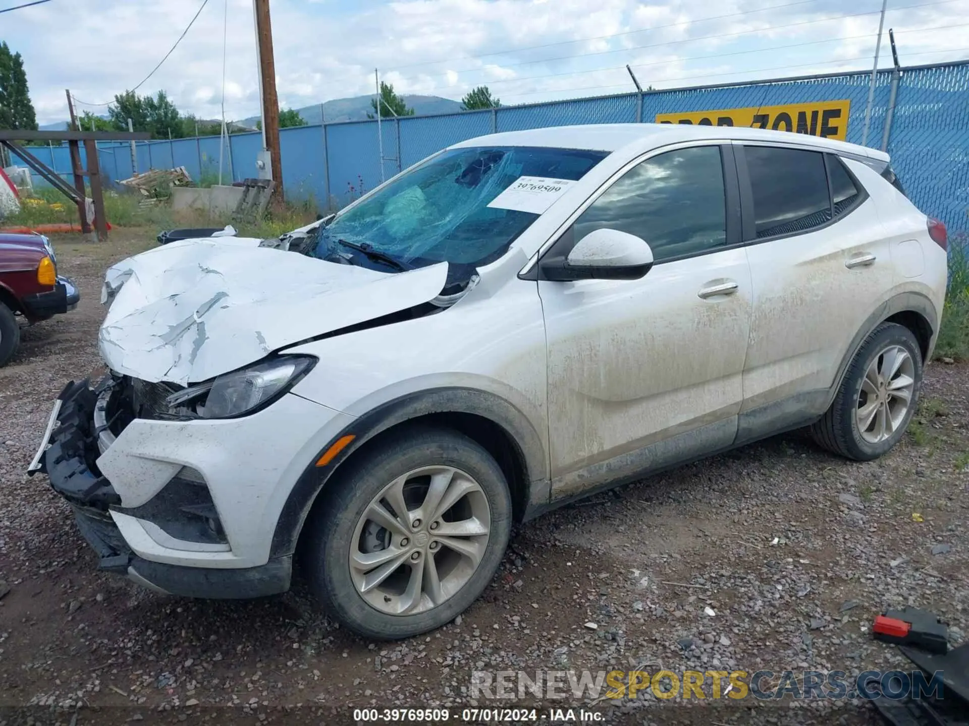 2 fotografías del automóvil dañado KL4MMBS22MB156917 BUICK ENCORE GX 2021