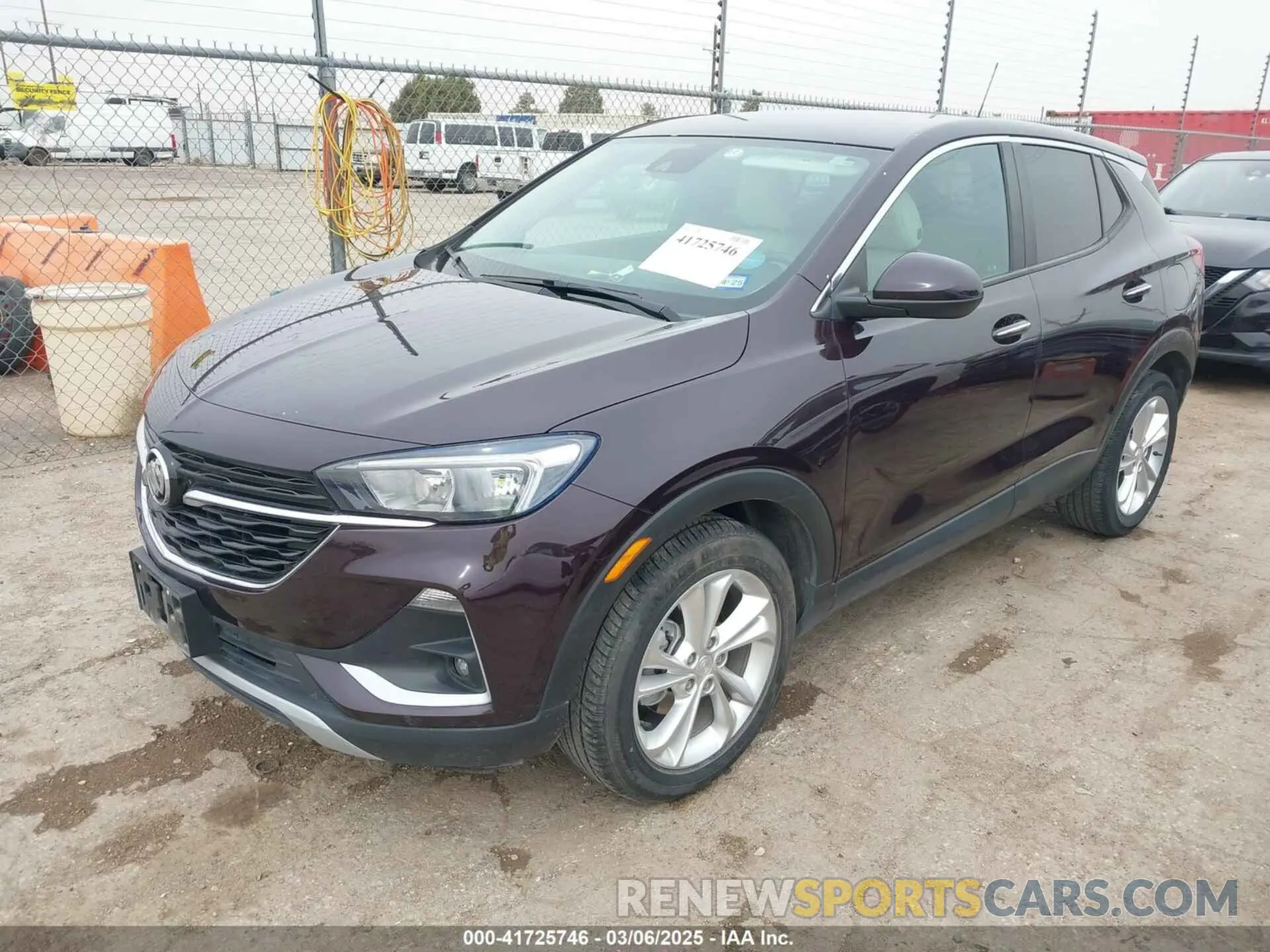 2 fotografías del automóvil dañado KL4MMBS23MB149376 BUICK ENCORE GX 2021
