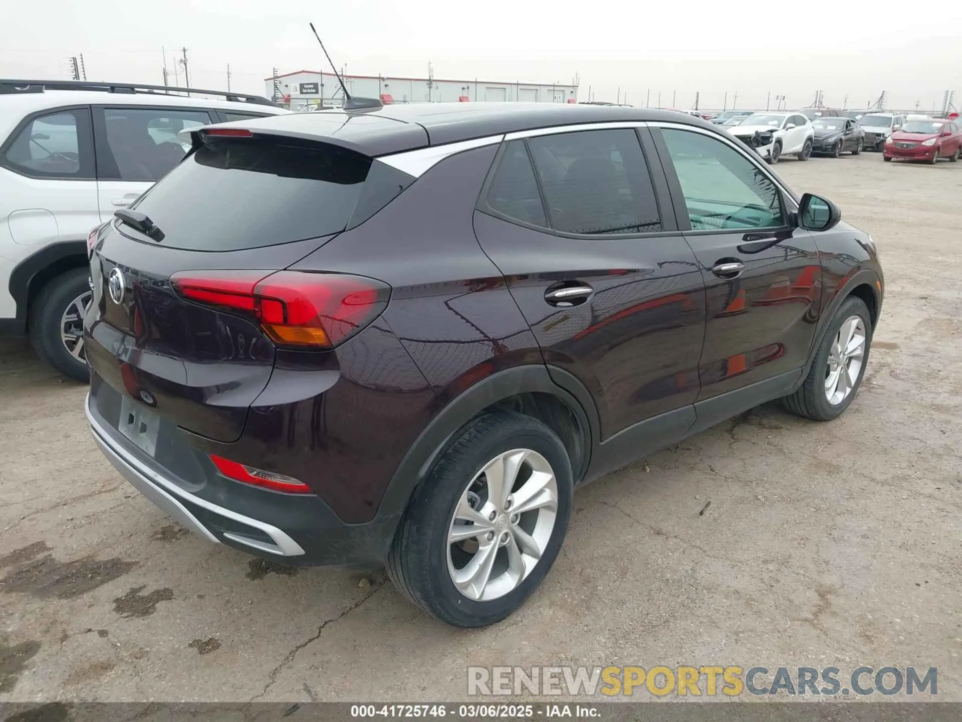 4 fotografías del automóvil dañado KL4MMBS23MB149376 BUICK ENCORE GX 2021