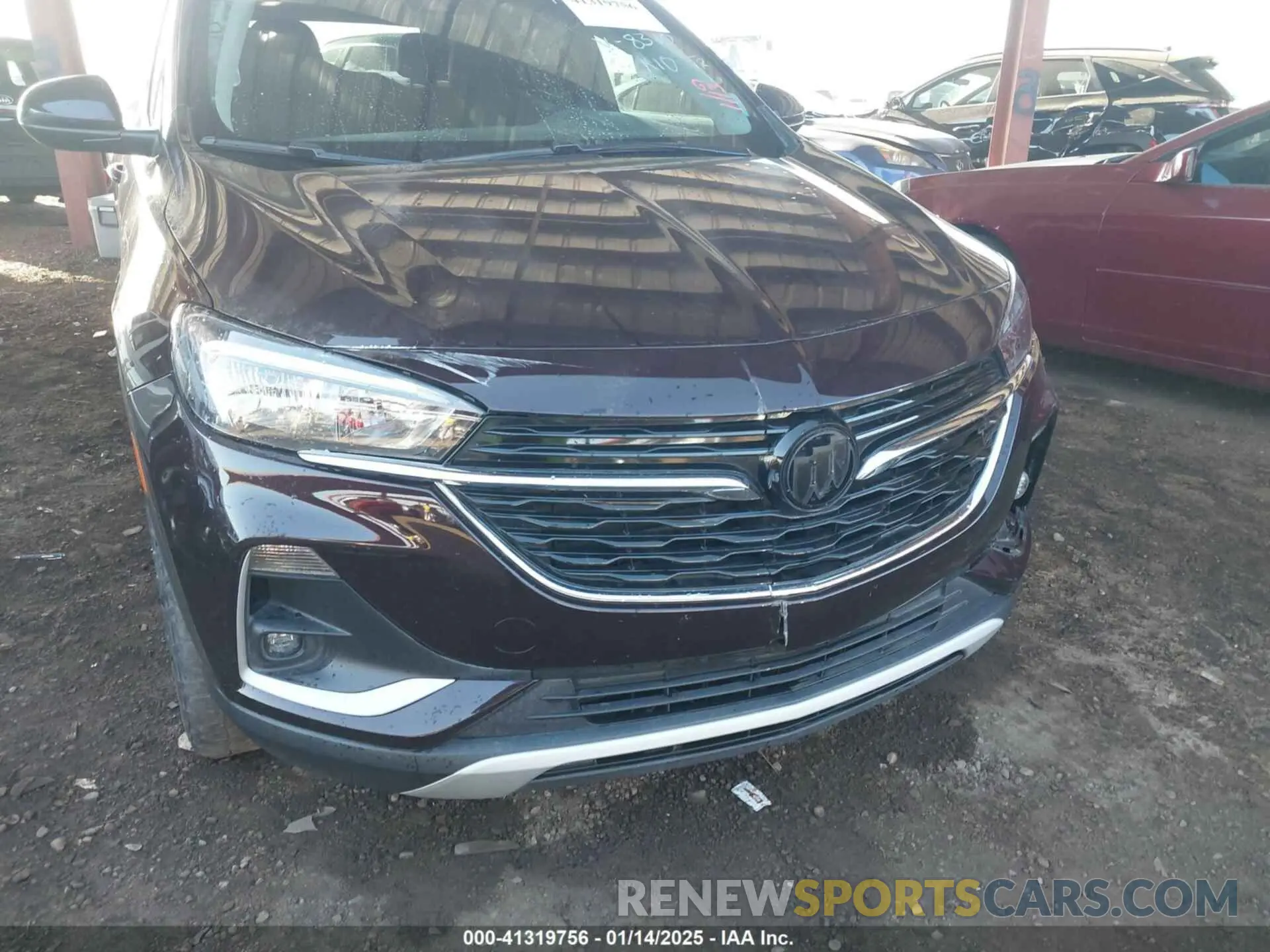 6 fotografías del automóvil dañado KL4MMBS26MB138310 BUICK ENCORE GX 2021