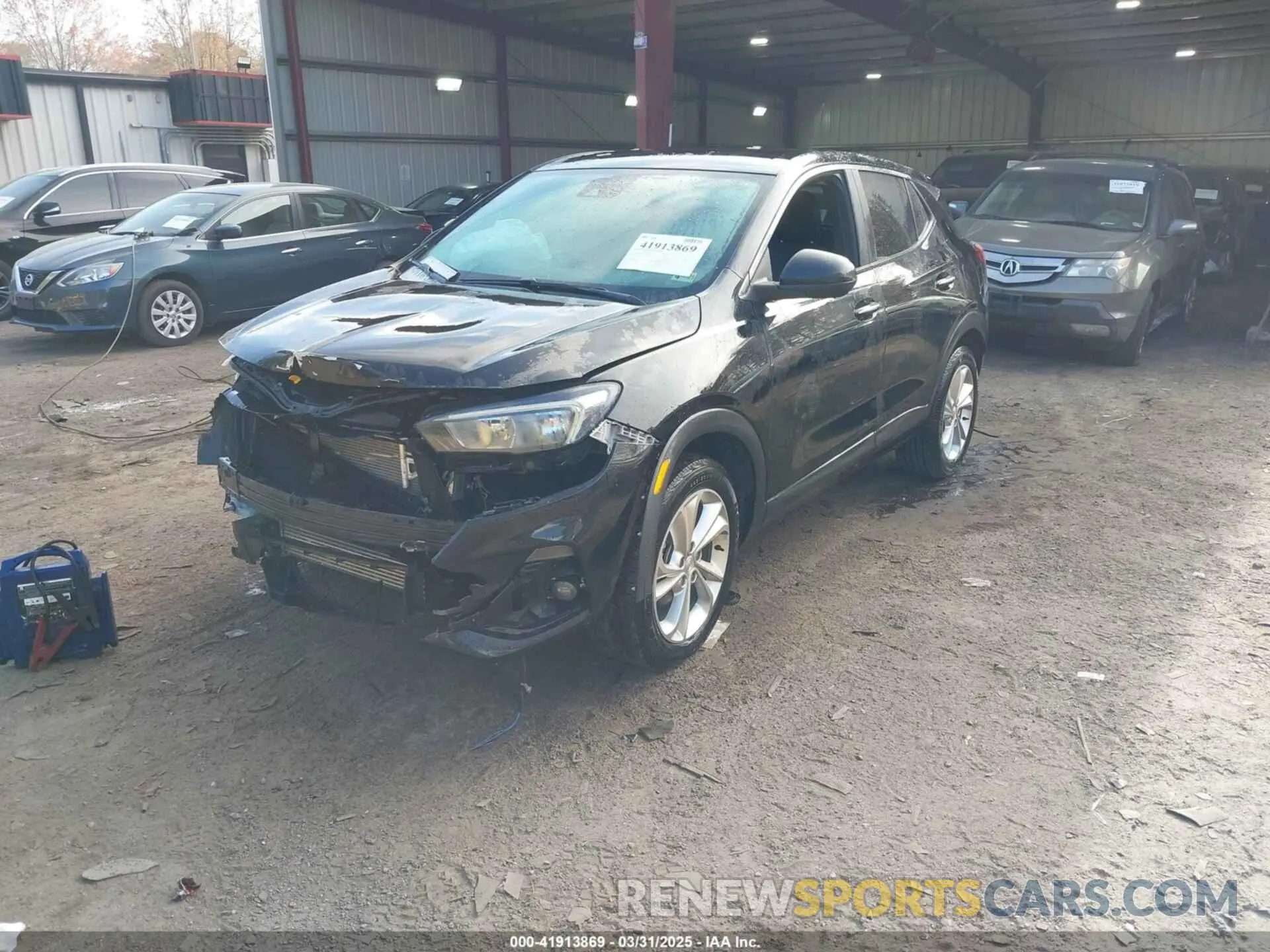 2 fotografías del automóvil dañado KL4MMBS28MB175679 BUICK ENCORE GX 2021