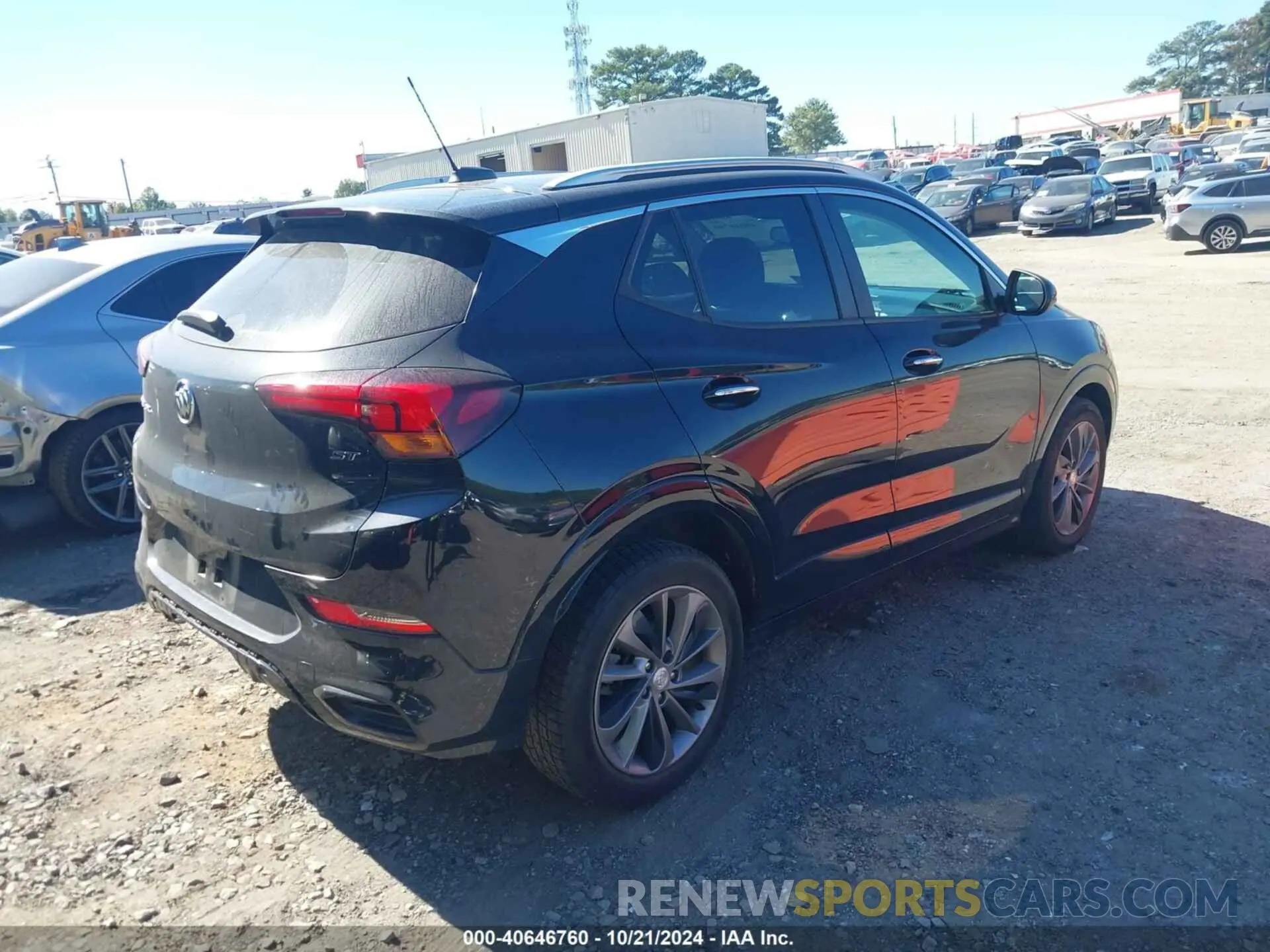 4 fotografías del automóvil dañado KL4MMBS29MB179921 BUICK ENCORE GX 2021