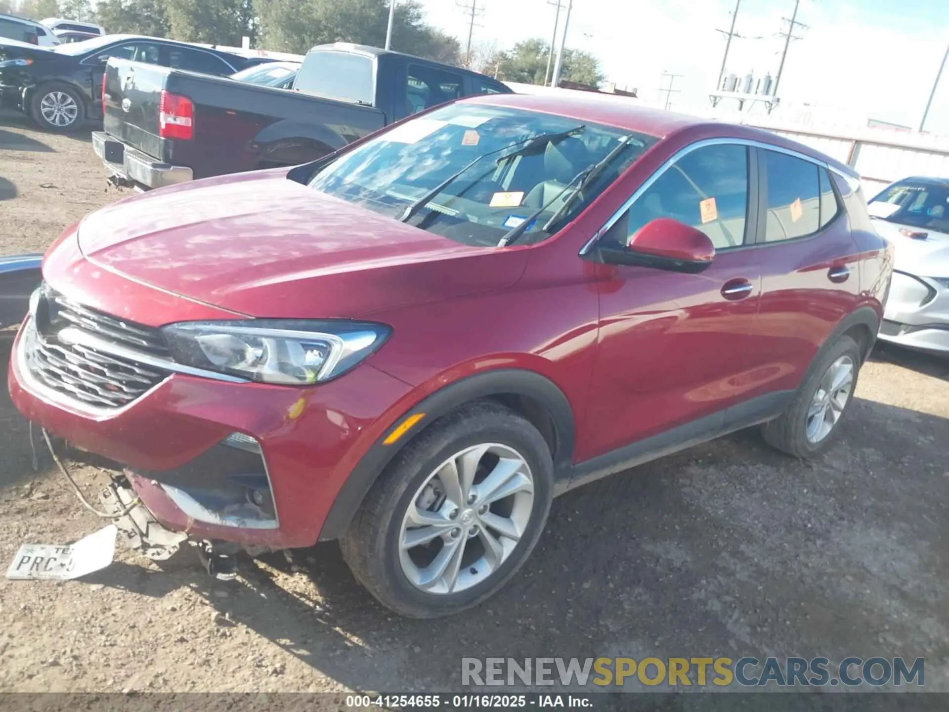 2 fotografías del automóvil dañado KL4MMBS2XMB071906 BUICK ENCORE GX 2021