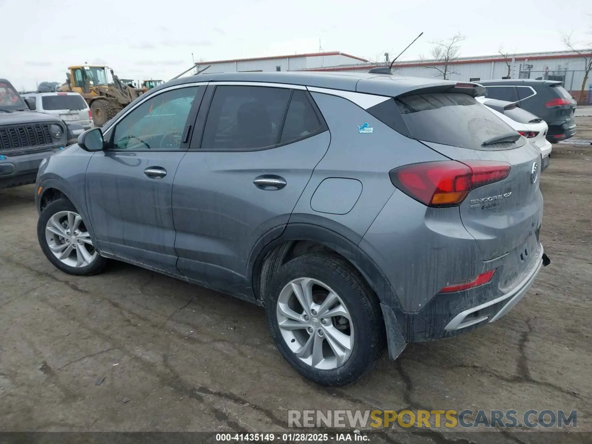 3 fotografías del automóvil dañado KL4MMCSL4MB101223 BUICK ENCORE GX 2021