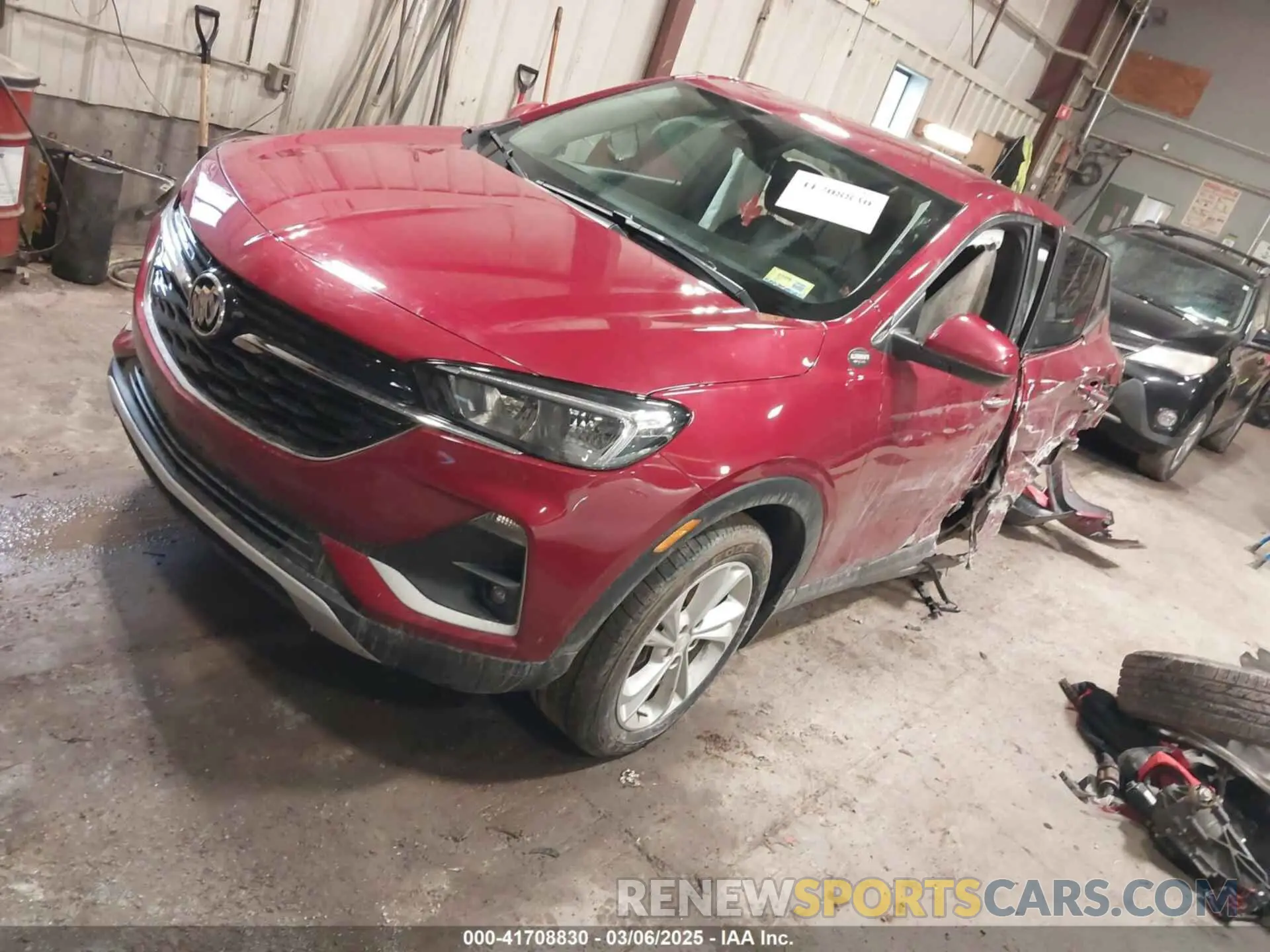 2 fotografías del automóvil dañado KL4MMCSL8MB073636 BUICK ENCORE GX 2021