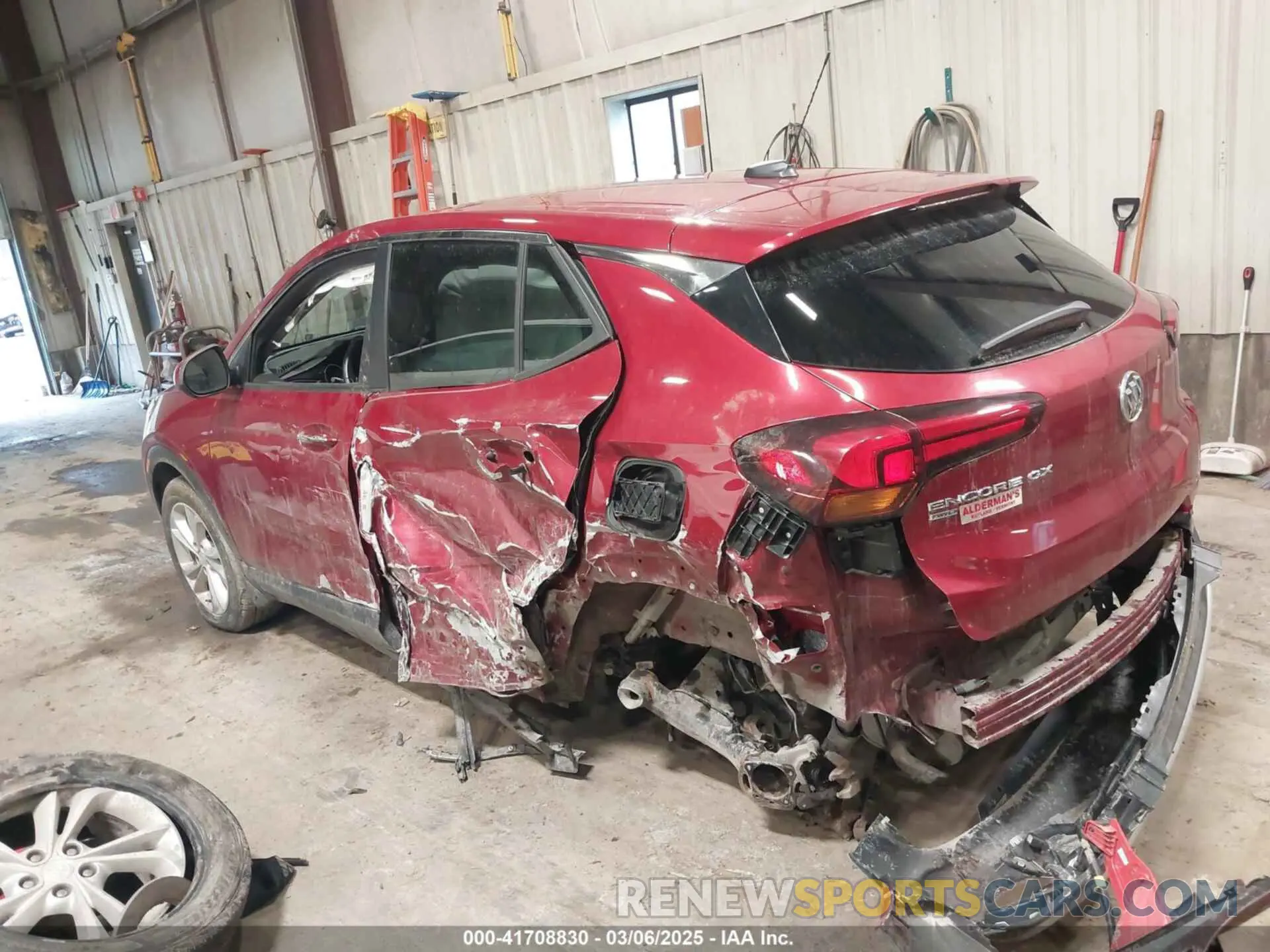 3 fotografías del automóvil dañado KL4MMCSL8MB073636 BUICK ENCORE GX 2021