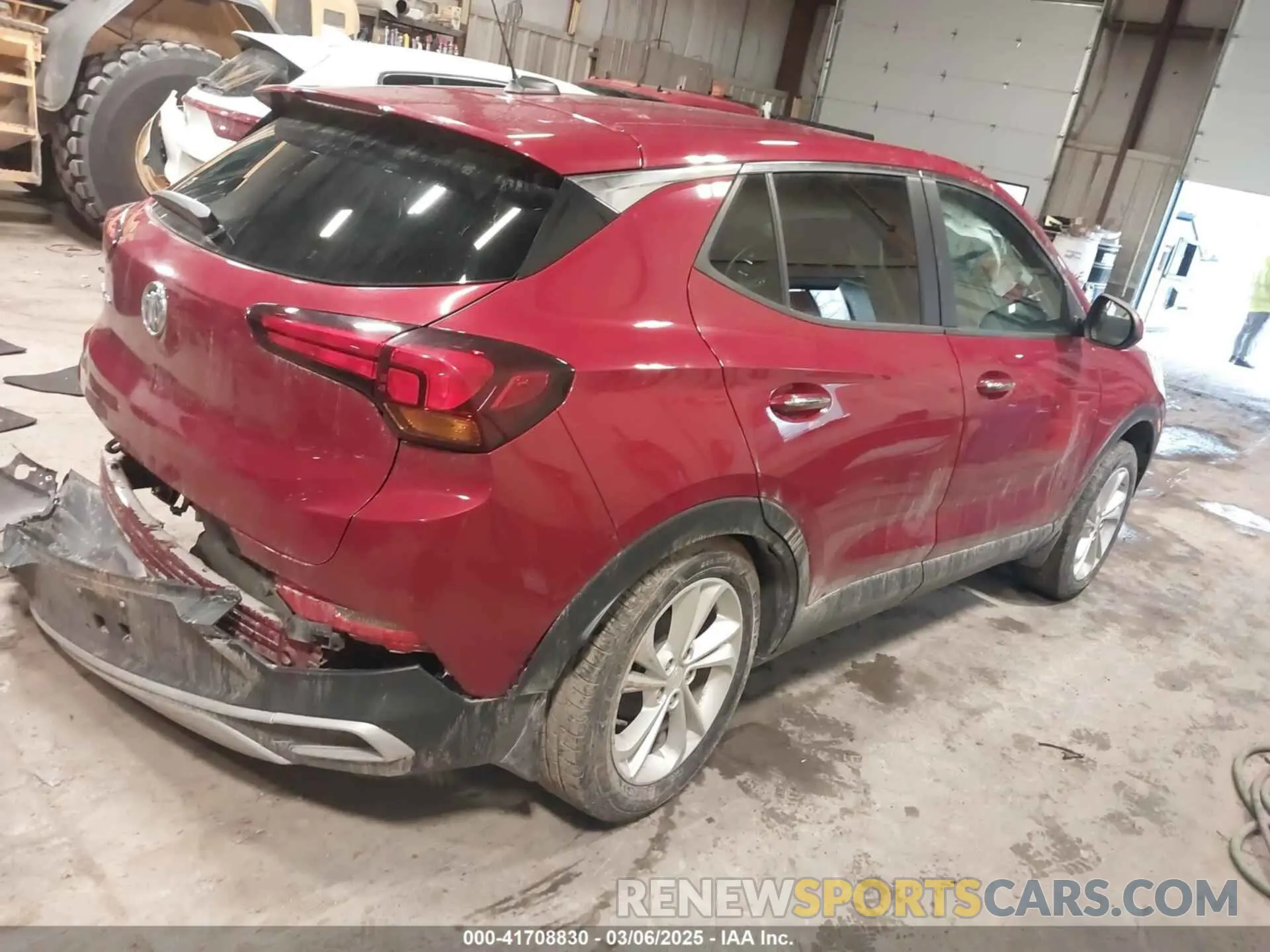 4 fotografías del automóvil dañado KL4MMCSL8MB073636 BUICK ENCORE GX 2021