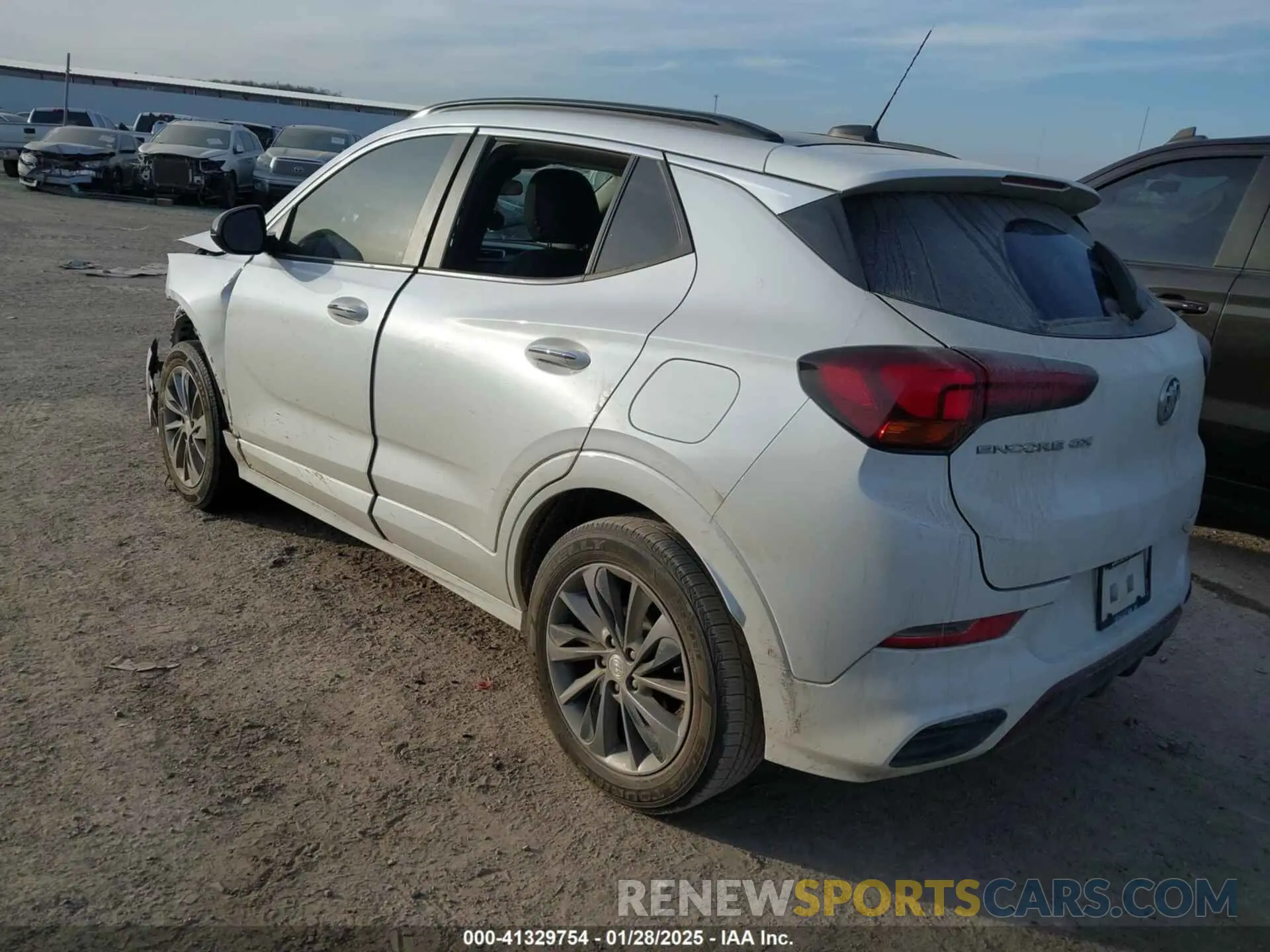 3 fotografías del automóvil dañado KL4MMDS22MB102478 BUICK ENCORE GX 2021