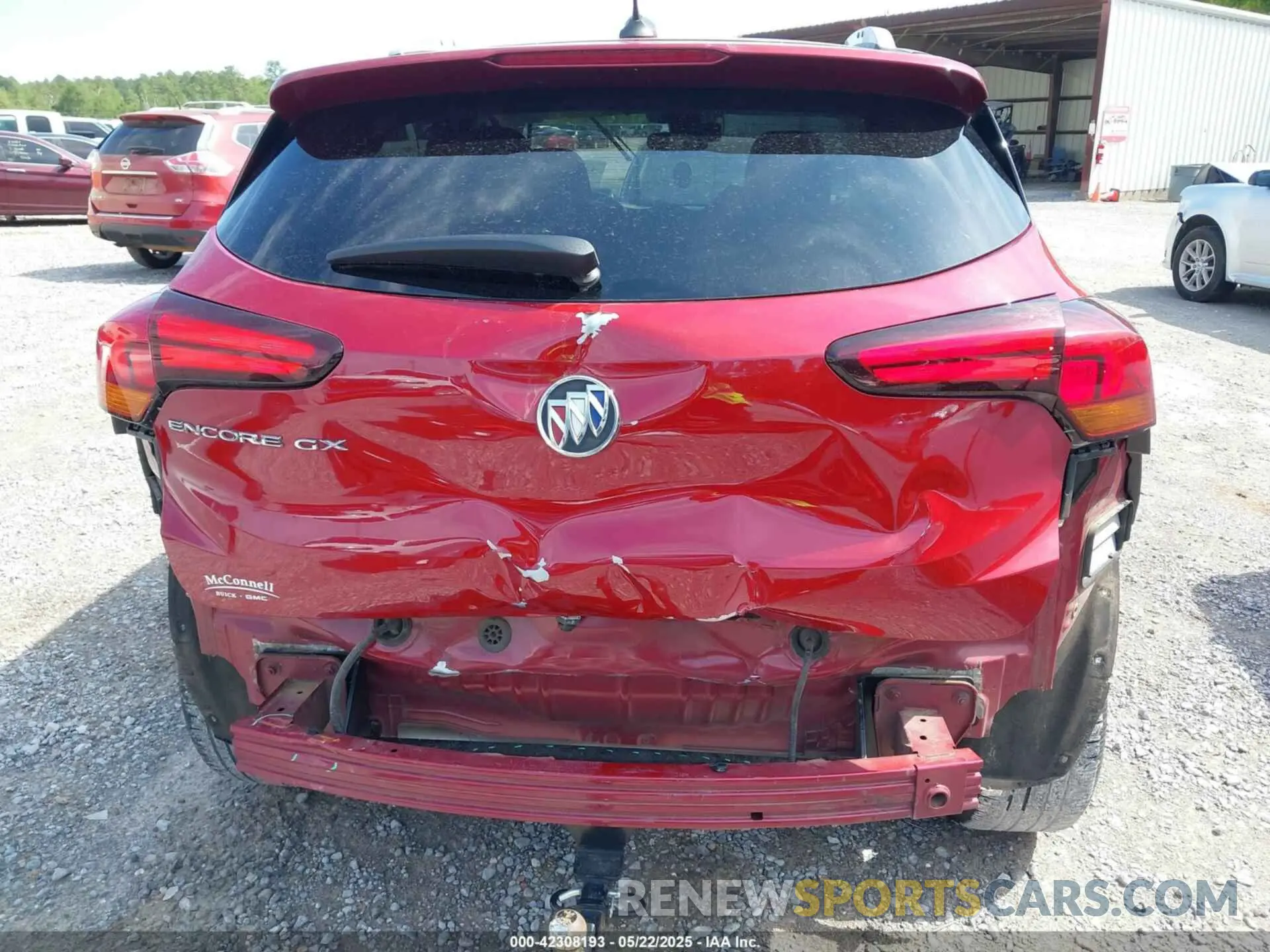 6 fotografías del automóvil dañado KL4MMDS22MB121158 BUICK ENCORE GX 2021