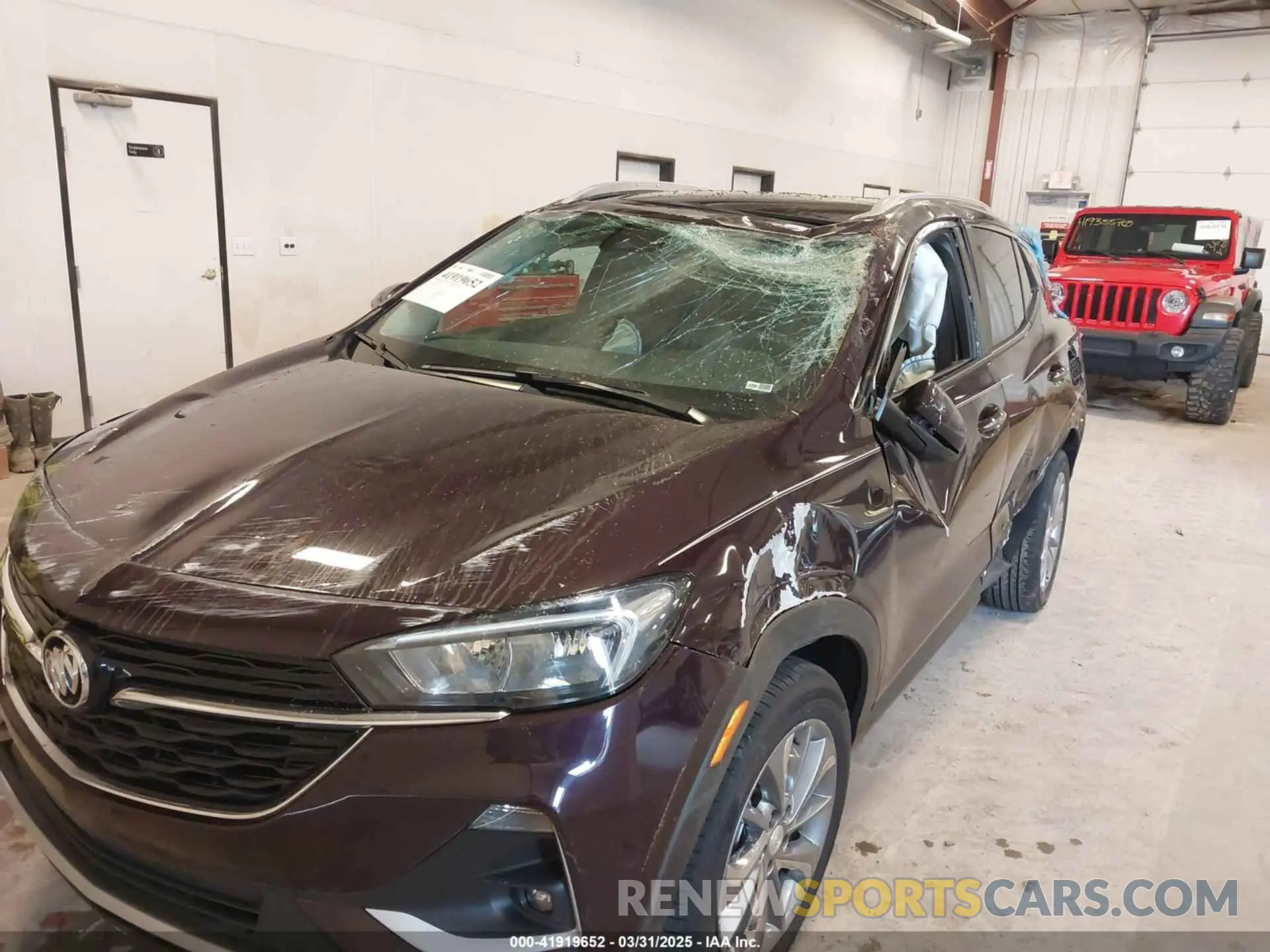 6 fotografías del automóvil dañado KL4MMDS22MB141720 BUICK ENCORE GX 2021