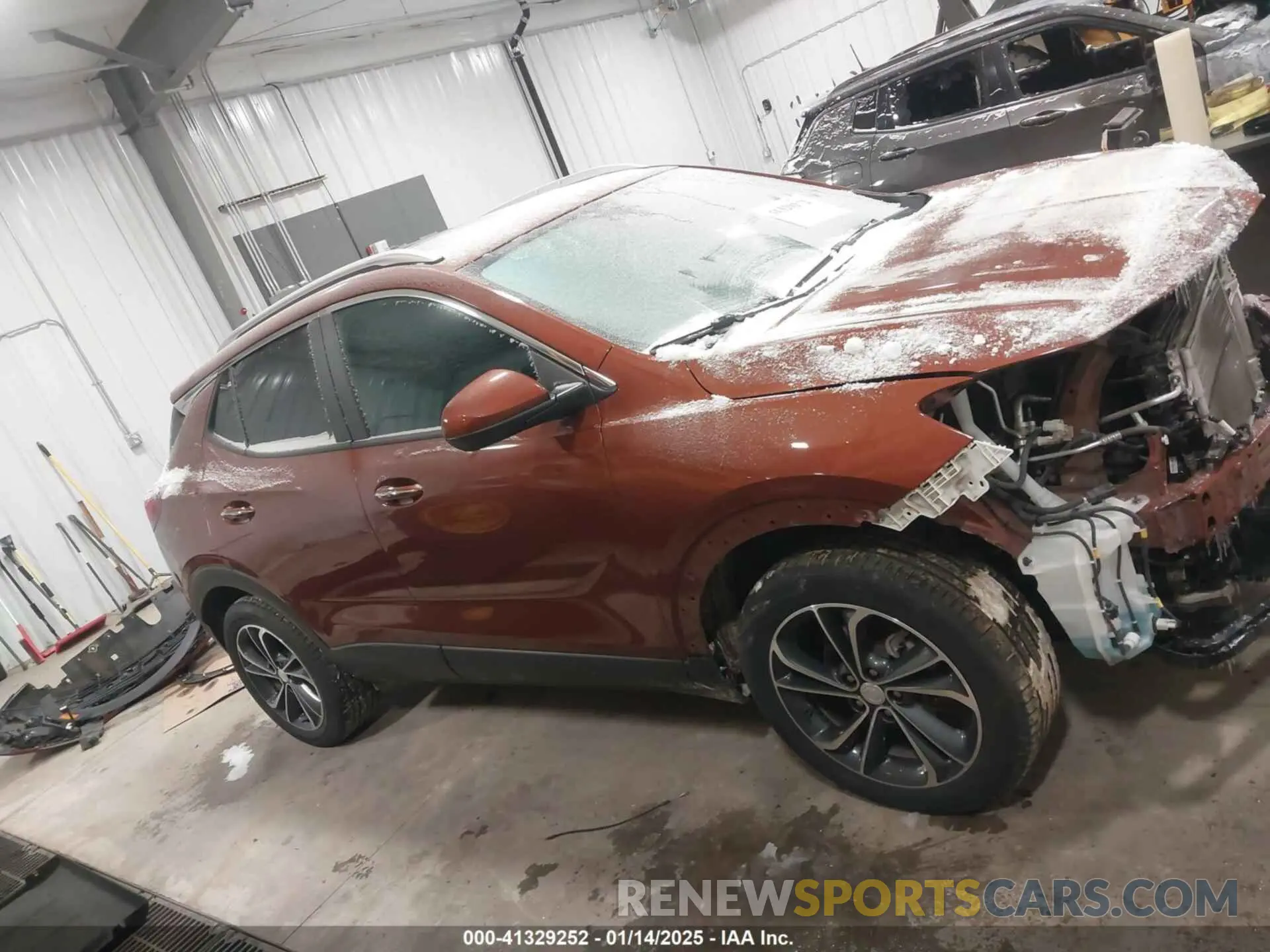 13 fotografías del automóvil dañado KL4MMDS24MB070729 BUICK ENCORE GX 2021