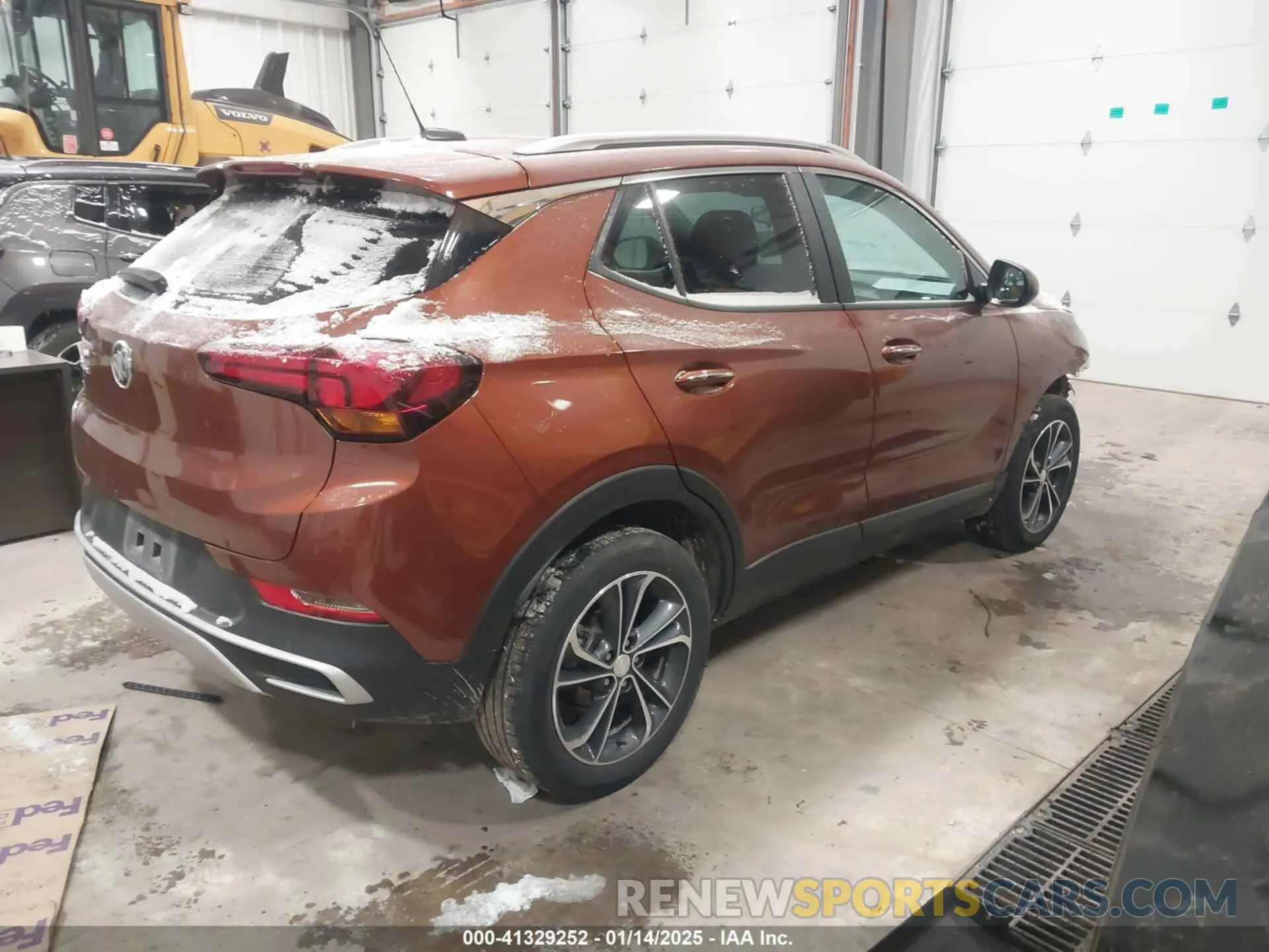 4 fotografías del automóvil dañado KL4MMDS24MB070729 BUICK ENCORE GX 2021