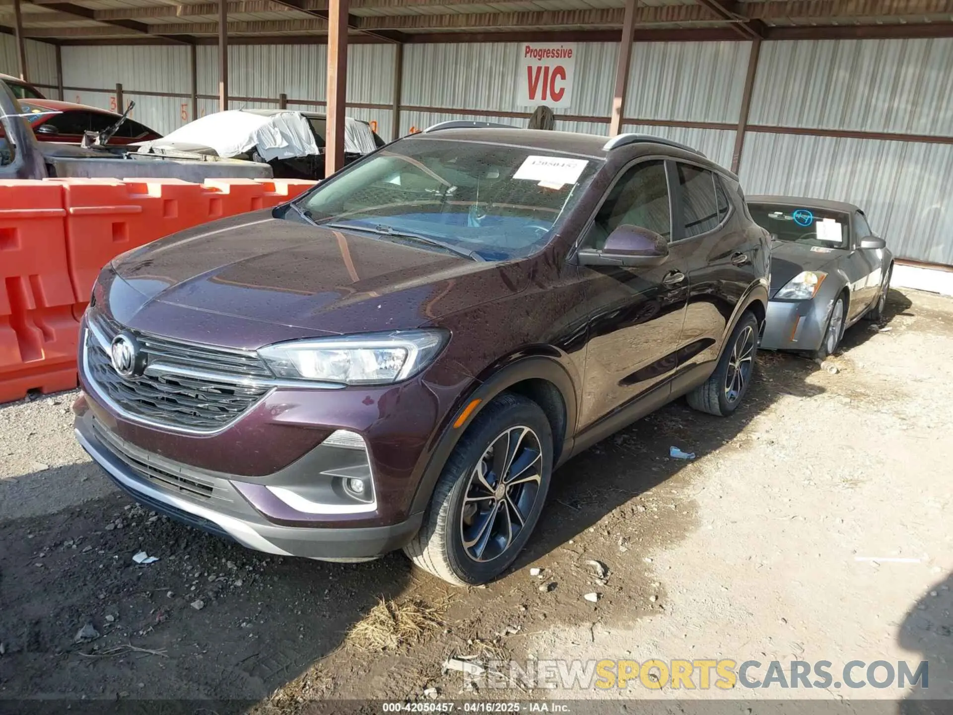 2 fotografías del automóvil dañado KL4MMDS29MB121206 BUICK ENCORE GX 2021