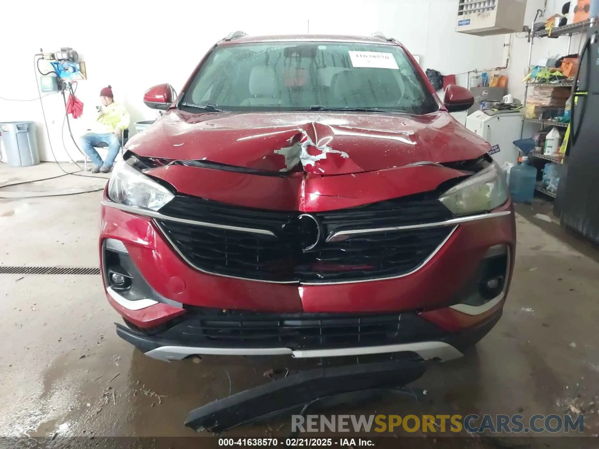 13 fotografías del automóvil dañado KL4MMDS29MB136448 BUICK ENCORE GX 2021
