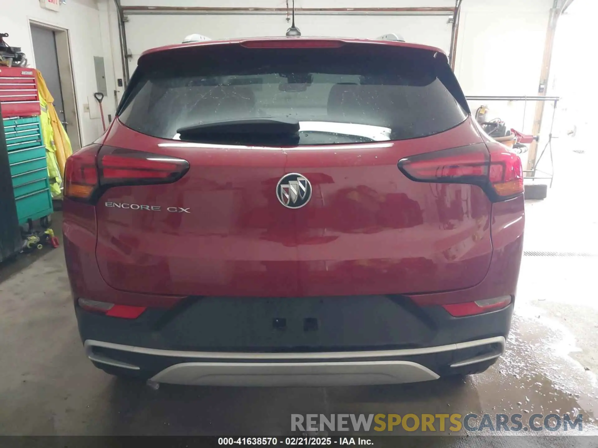 17 fotografías del automóvil dañado KL4MMDS29MB136448 BUICK ENCORE GX 2021