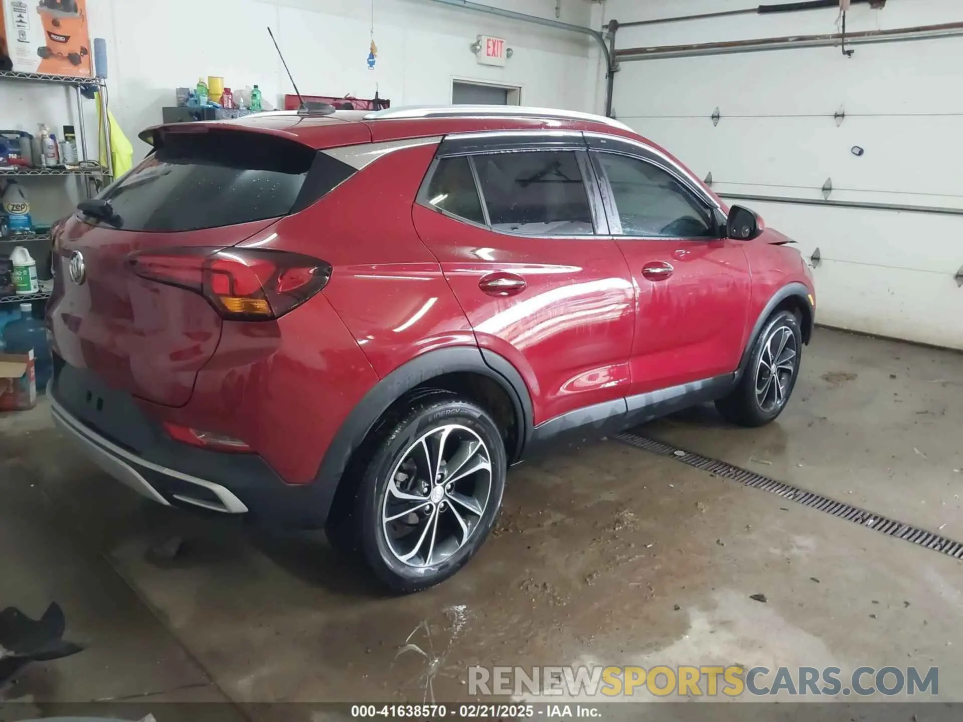 4 fotografías del automóvil dañado KL4MMDS29MB136448 BUICK ENCORE GX 2021